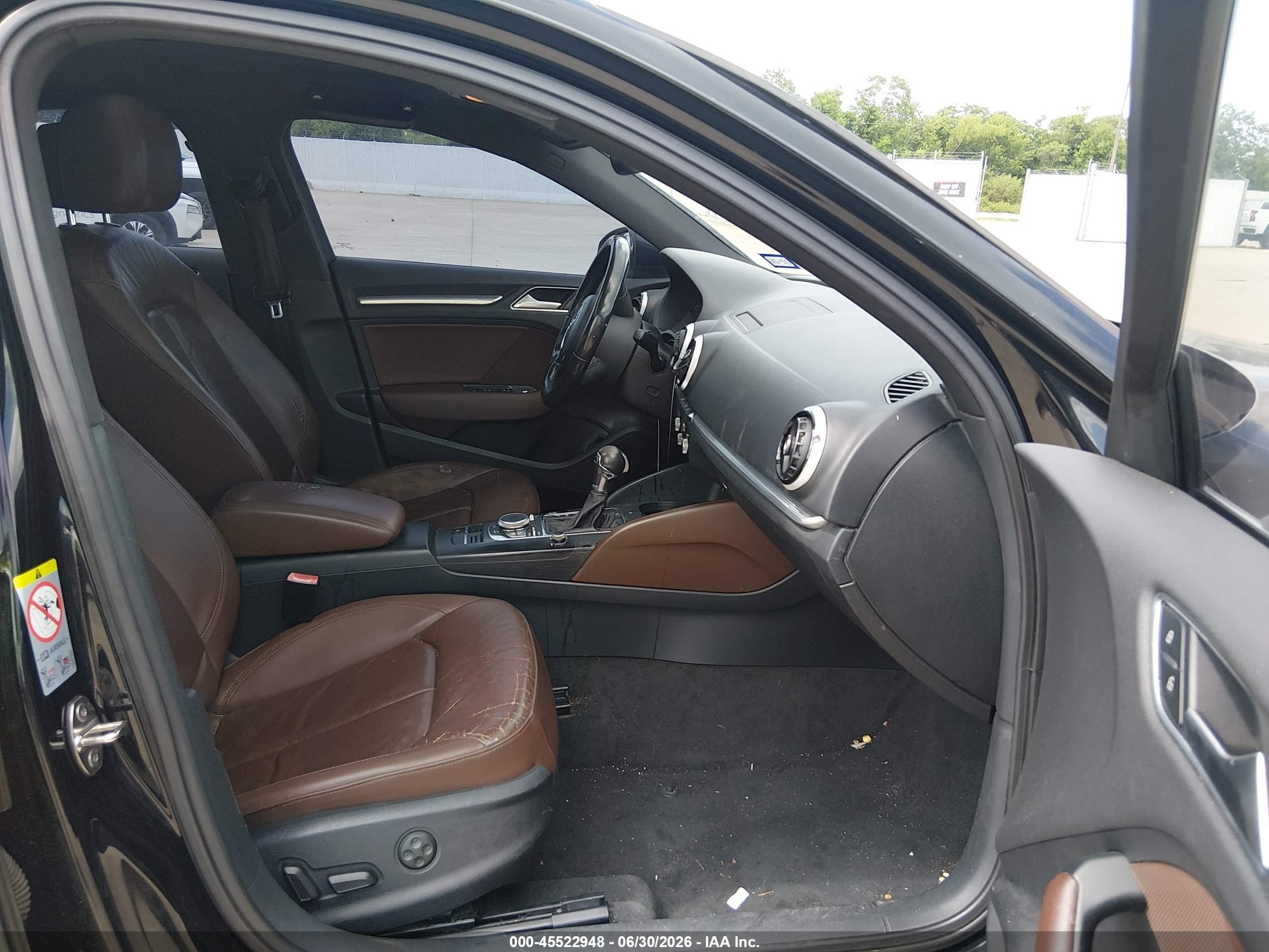 2015 Audi A3 1.8t Premium Black vin: WAUCCGFF2F1018041
