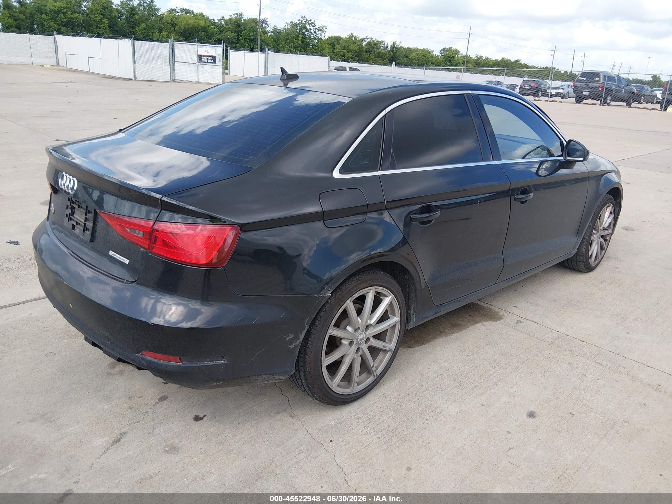 2015 Audi A3 1.8t Premium Black vin: WAUCCGFF2F1018041