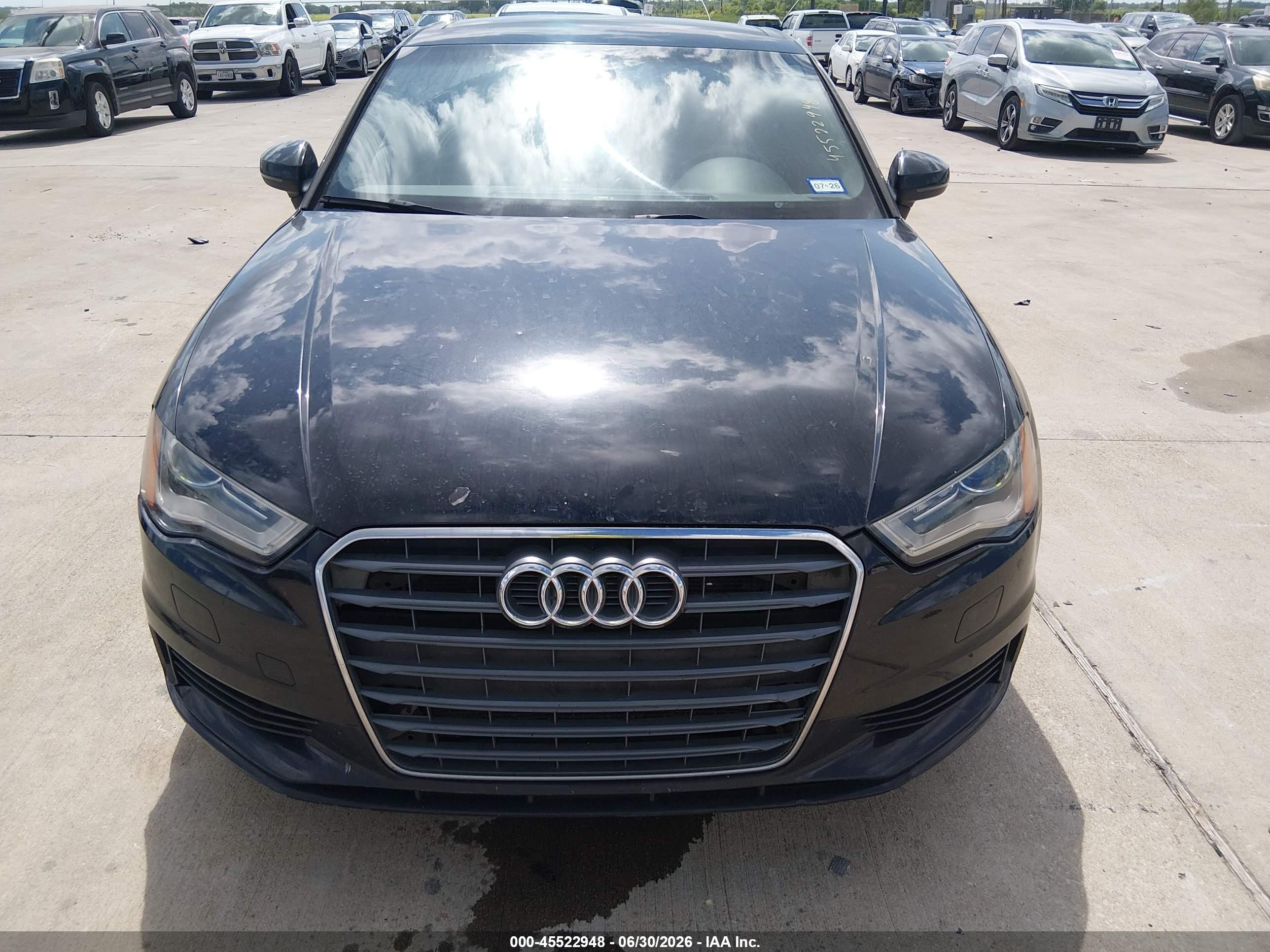2015 Audi A3 1.8t Premium Black vin: WAUCCGFF2F1018041