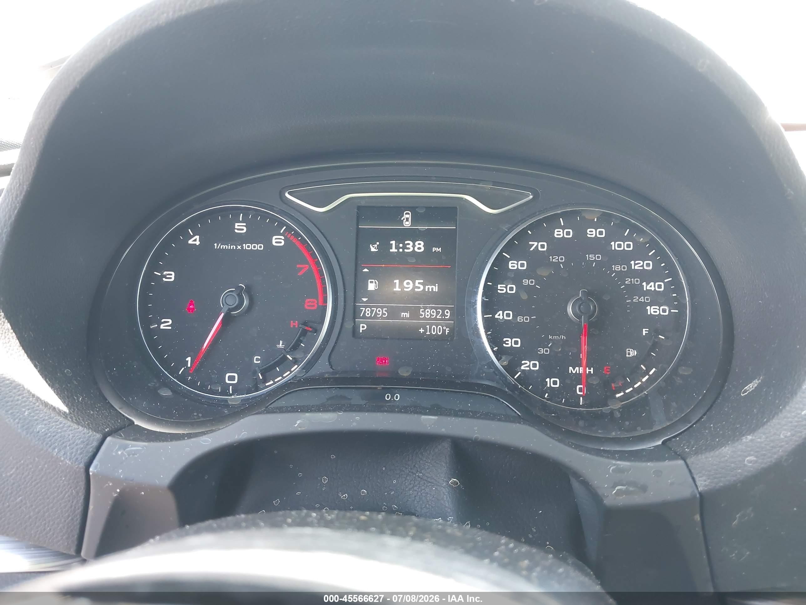 2015 Audi A3 1.8t Premium Gray vin: WAUCCGFF3F1036161