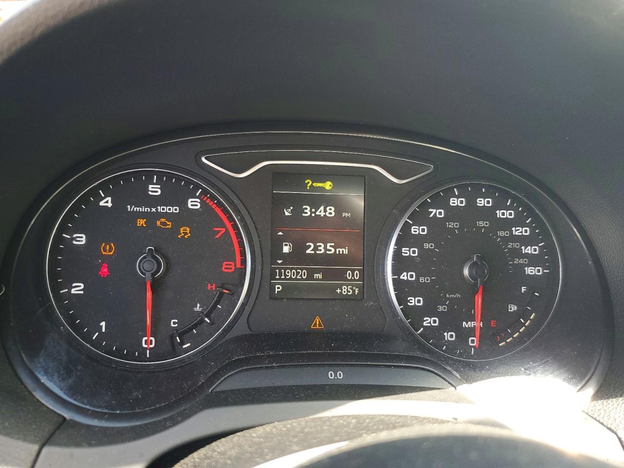 2015 Audi A3 Premium Plus Серый vin: WAUCCGFF6F1040415