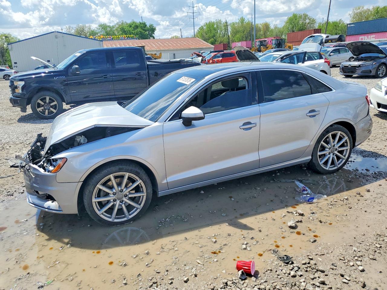 2015 Audi A3 Premium Plus Silver vin: WAUCCGFF6F1053276
