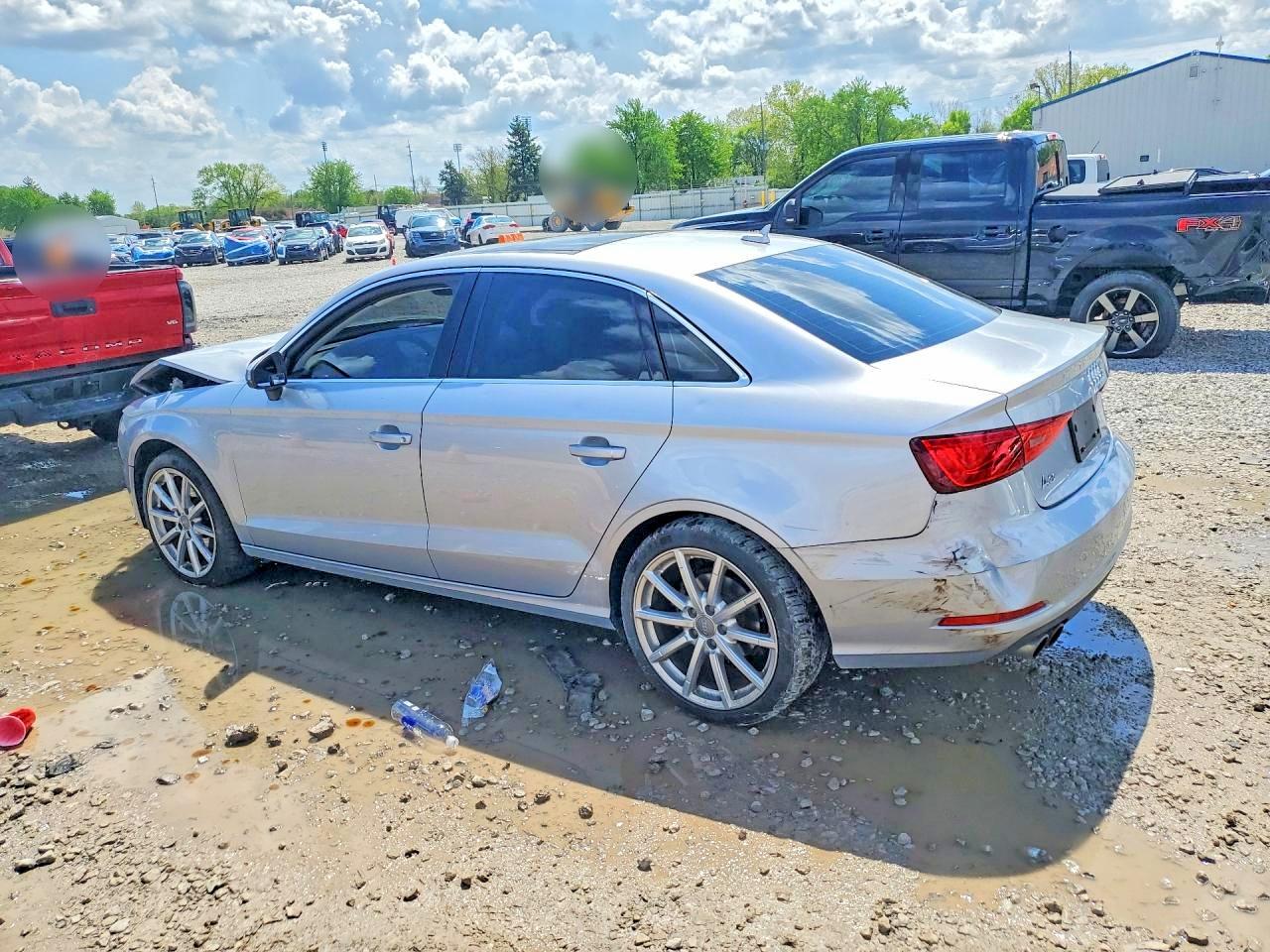 2015 Audi A3 Premium Plus Silver vin: WAUCCGFF6F1053276