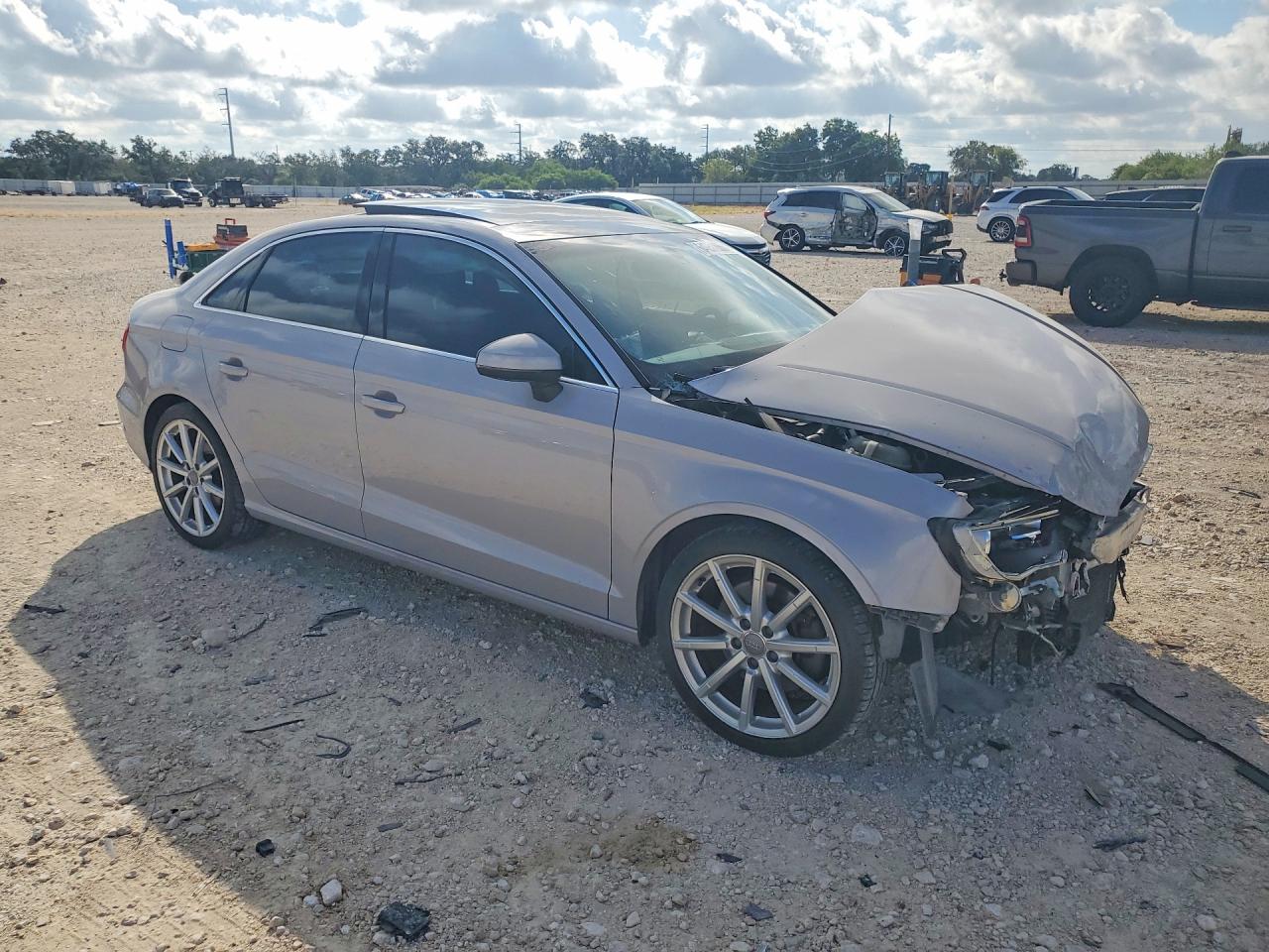 2015 Audi A3 Premium Plus Silver vin: WAUCCGFFXF1043981