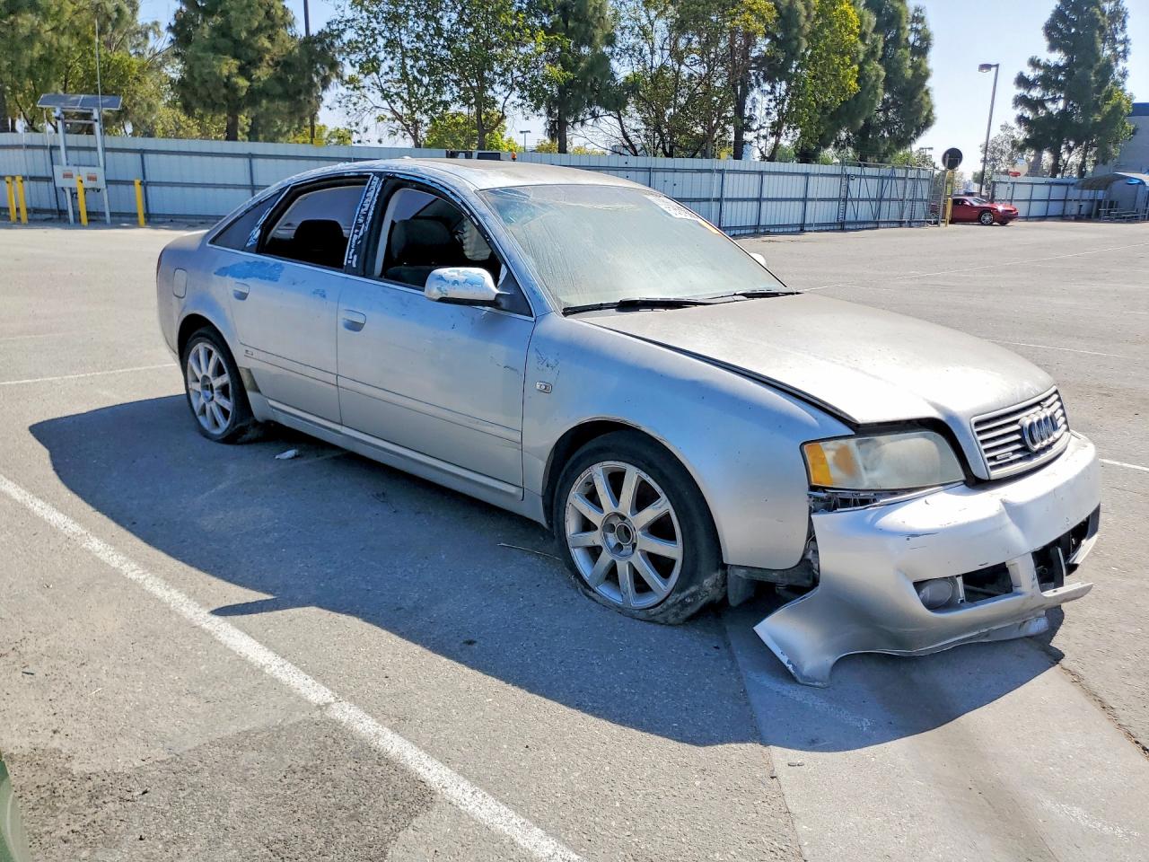 2004 Audi A6 S-line Quattro Silver vin: WAUCD64B14N059421