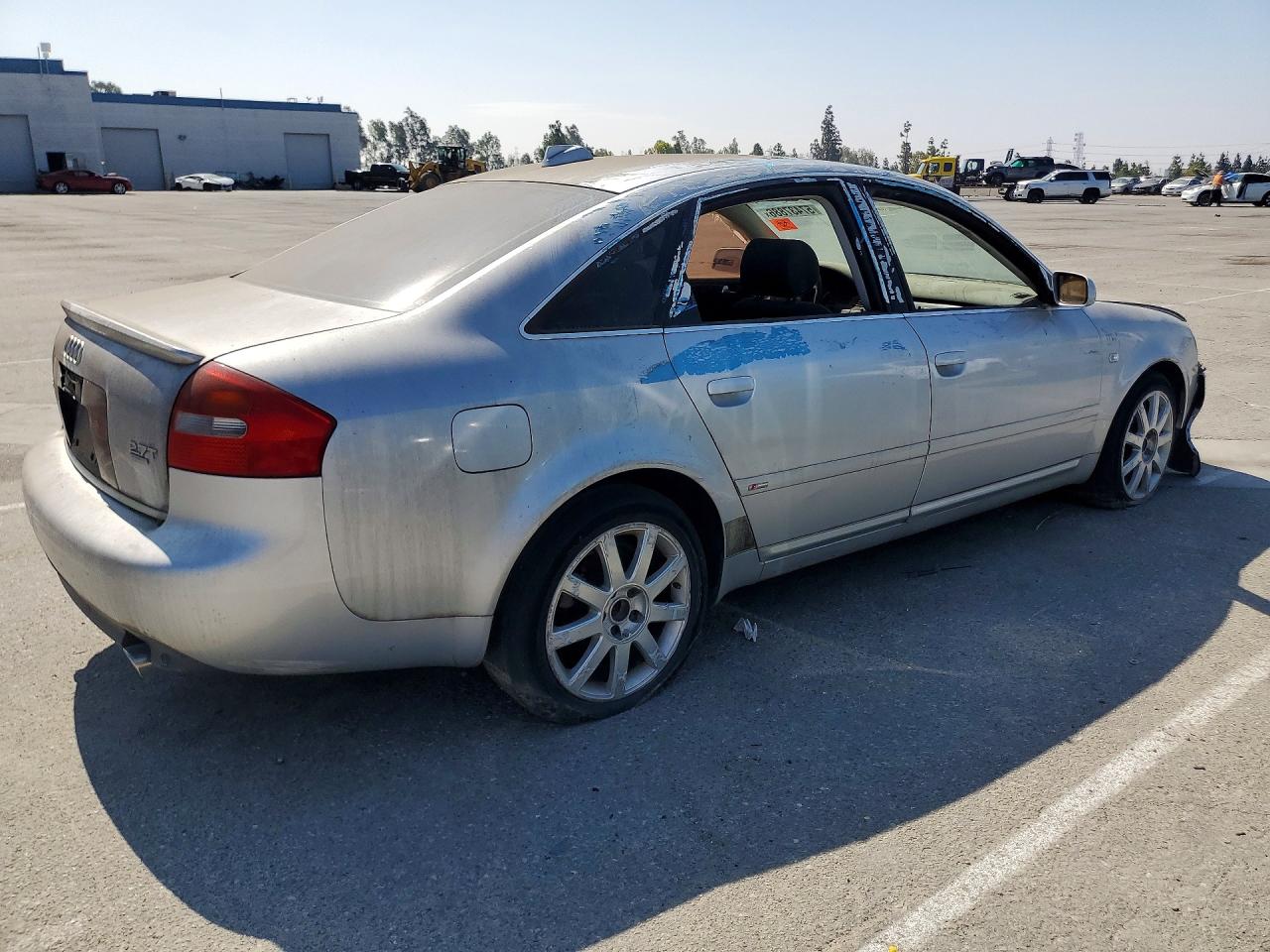 2004 Audi A6 S-line Quattro Silver vin: WAUCD64B14N059421