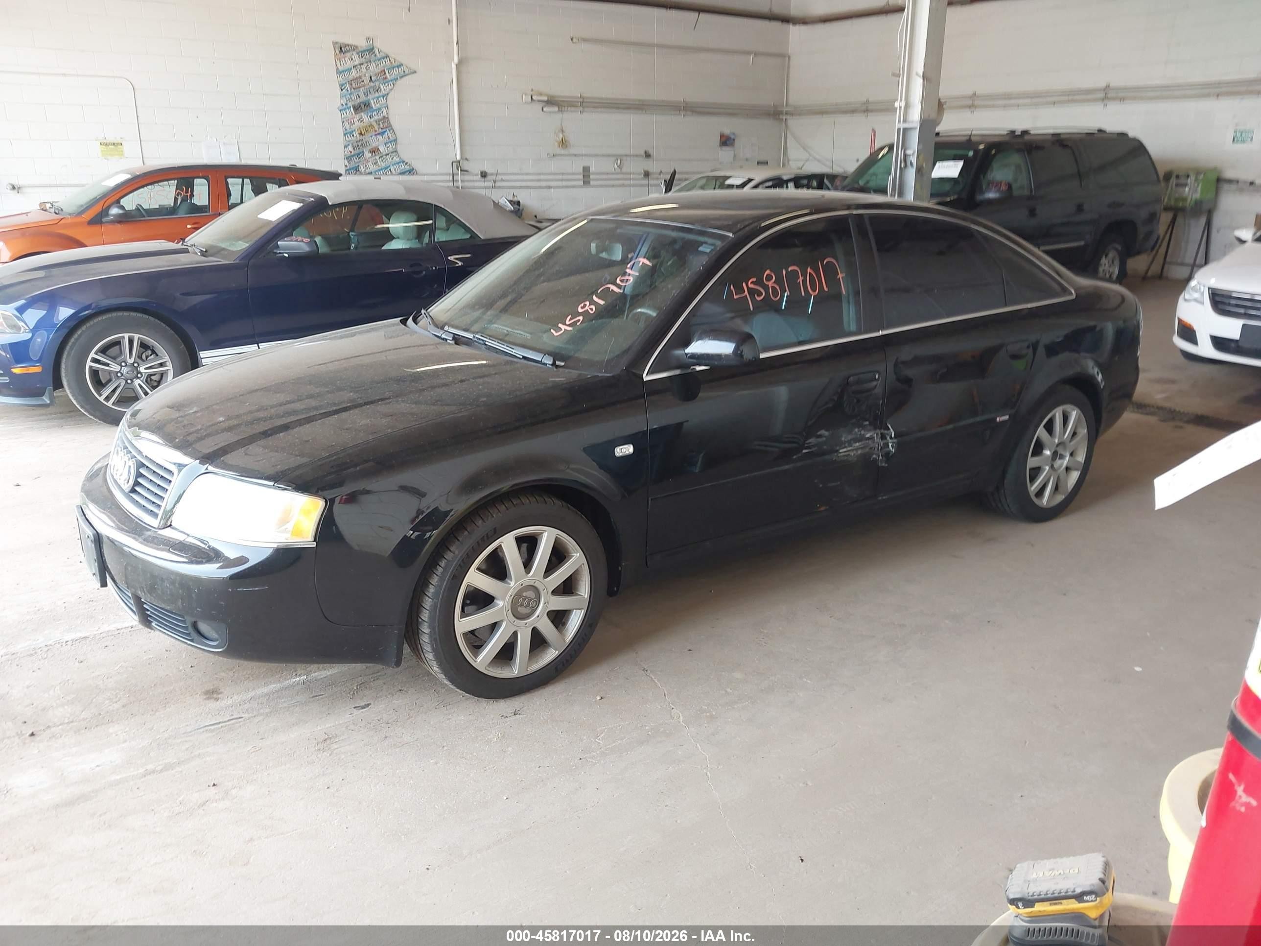 2004 Audi A6 2.7t S-line Black vin: WAUCD64B24N089723