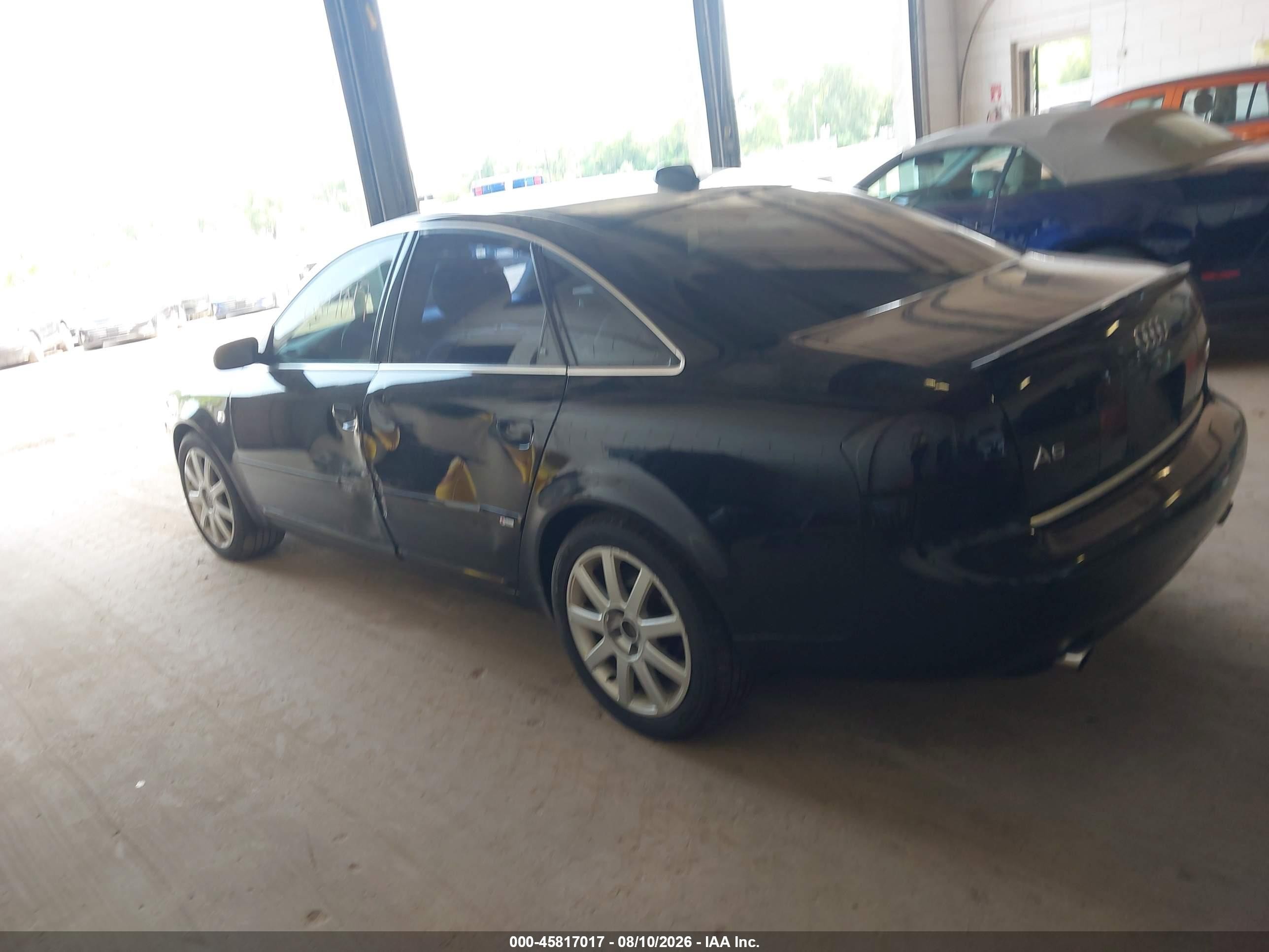 2004 Audi A6 2.7t S-line Black vin: WAUCD64B24N089723