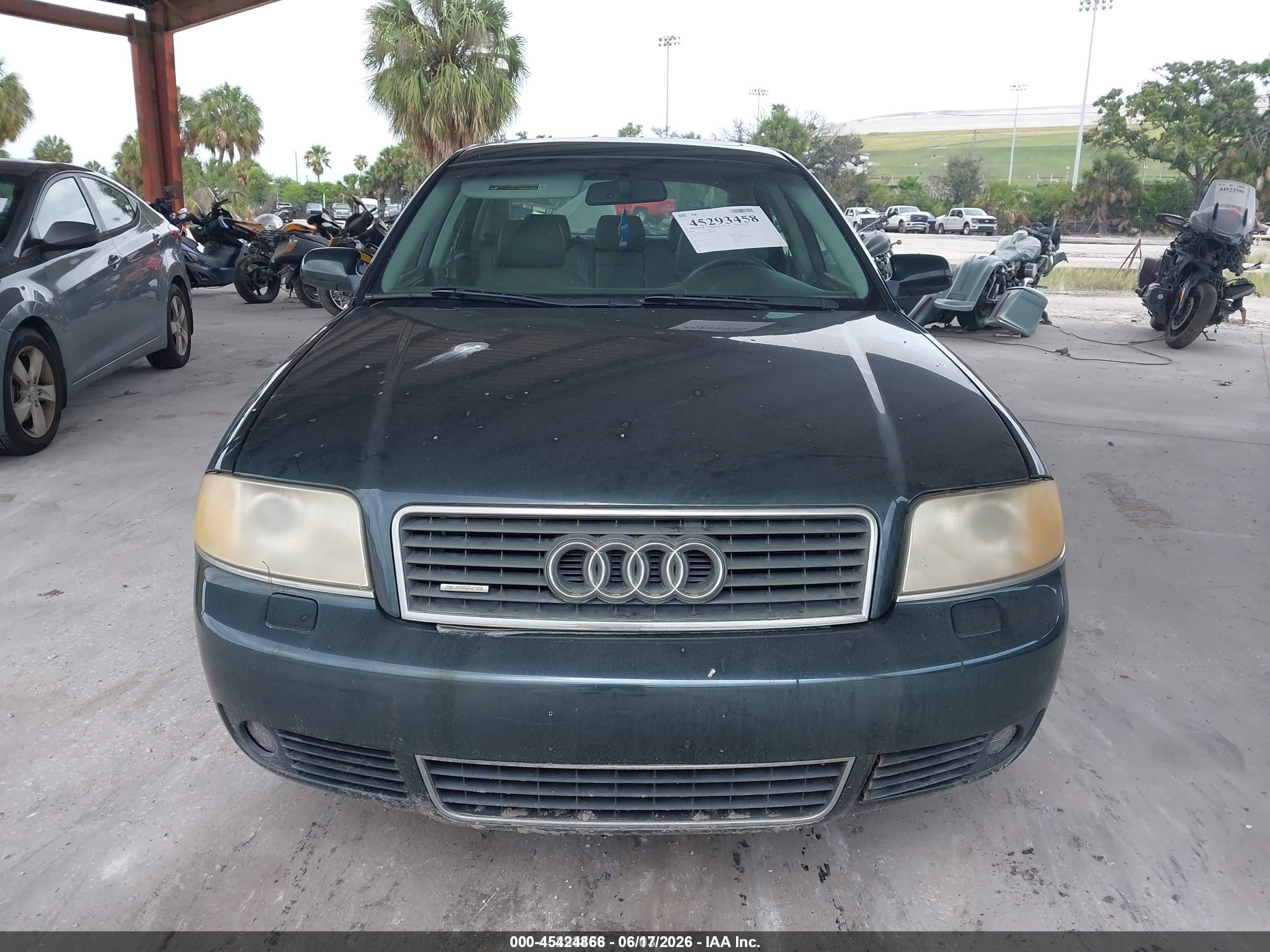 2004 Audi A6 2.7t S-line Зеленый vin: WAUCD64B94N098998