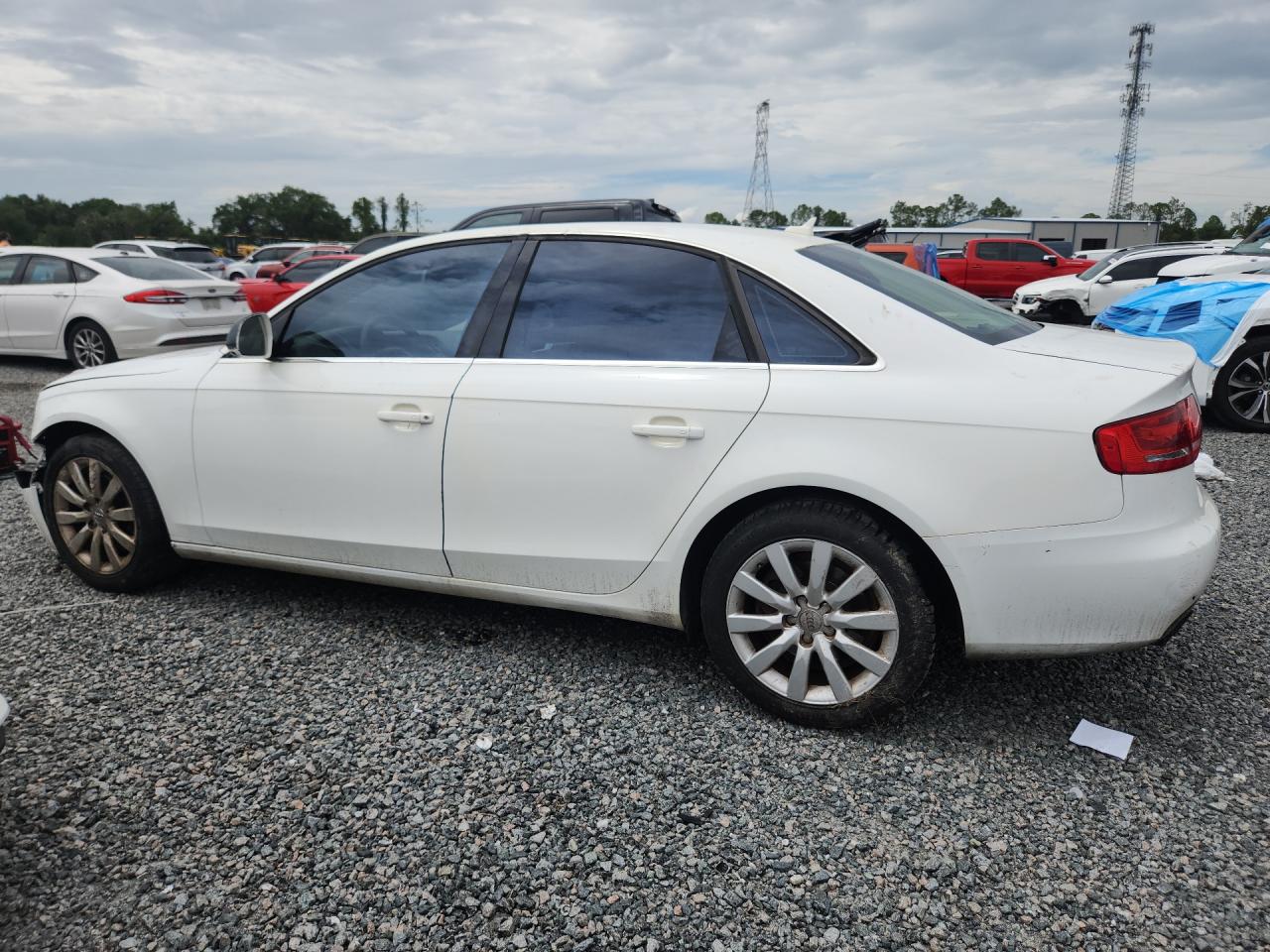2009 Audi A4 Premium White vin: WAUCF78K49N076392