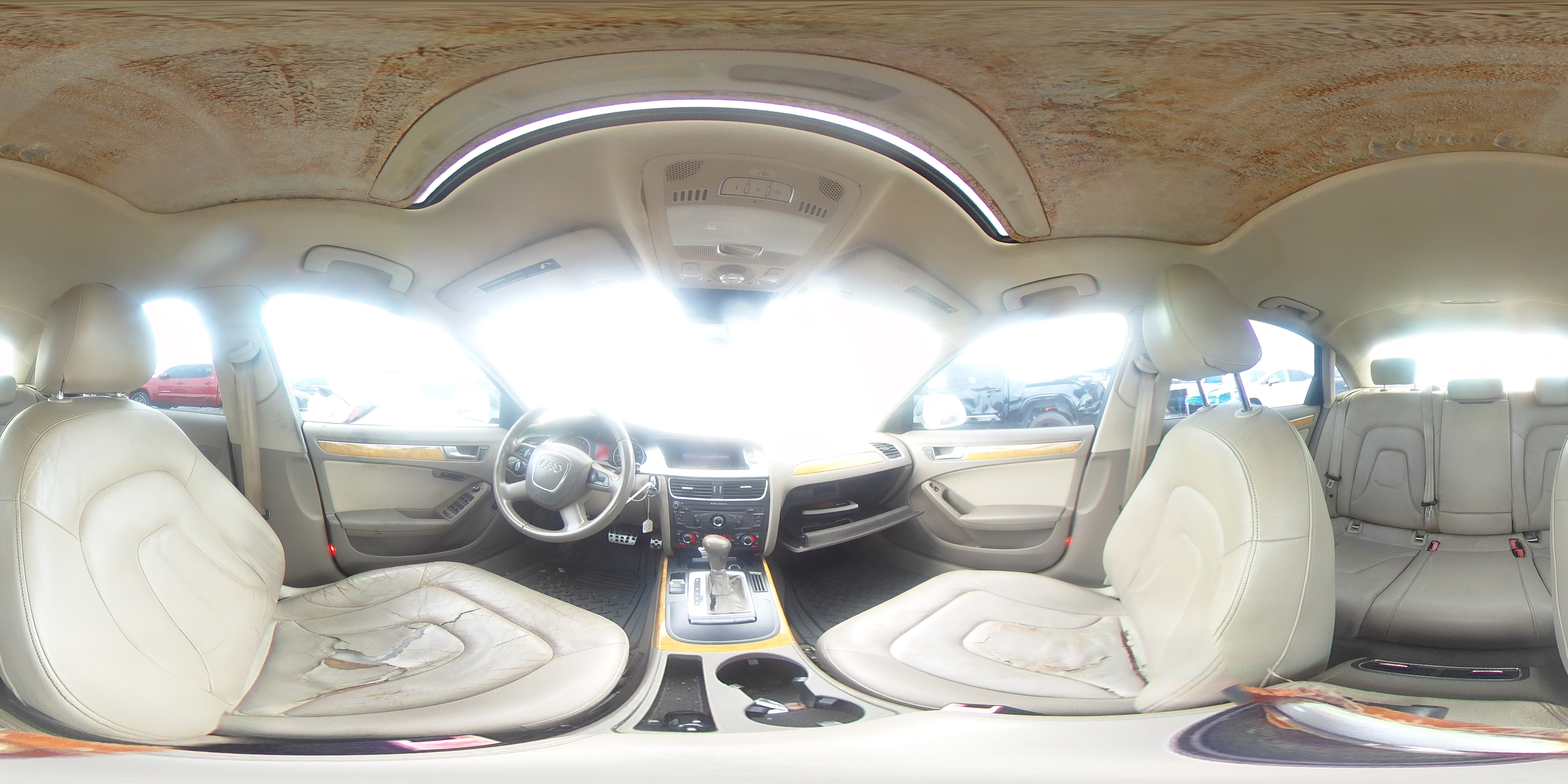 2009 Audi A4 Premium White vin: WAUCF78K49N076392