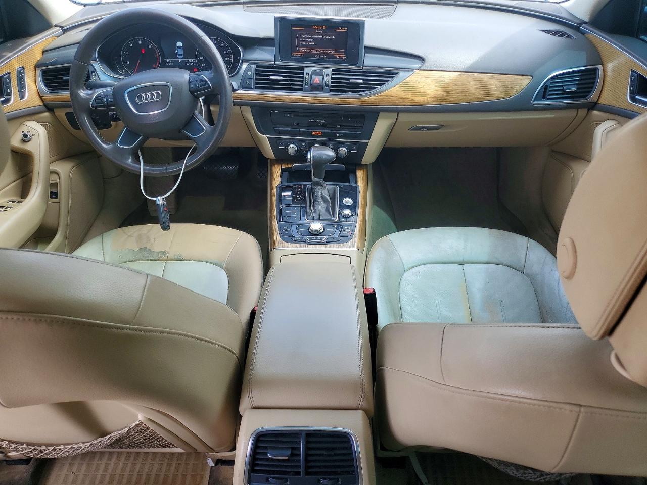 2012 Audi A6 Premium Серебряный vin: WAUCFAFC2CN174871