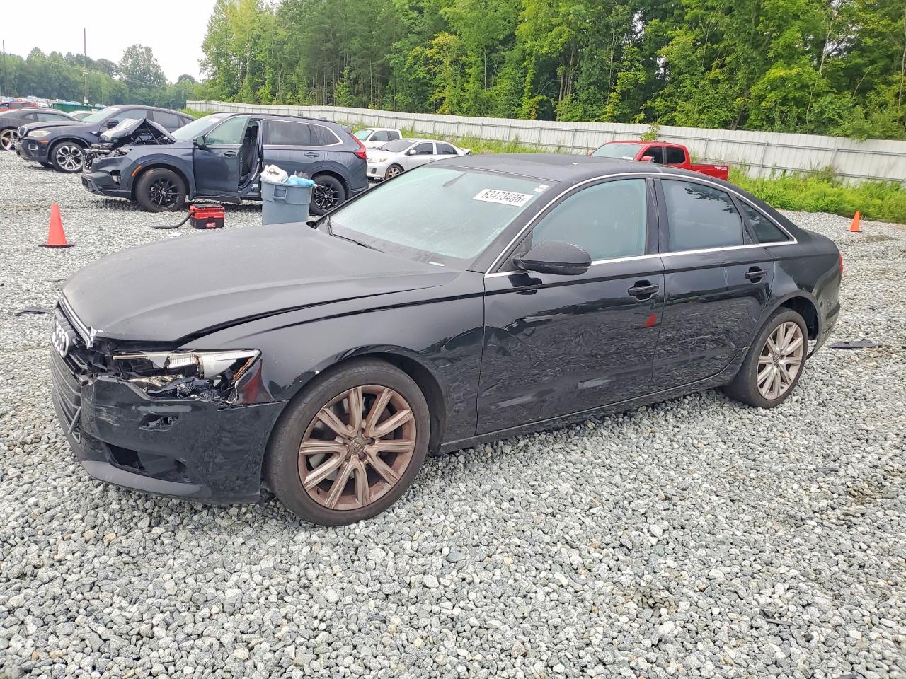 2015 Audi A6 Premium Black vin: WAUCFAFC3FN018214
