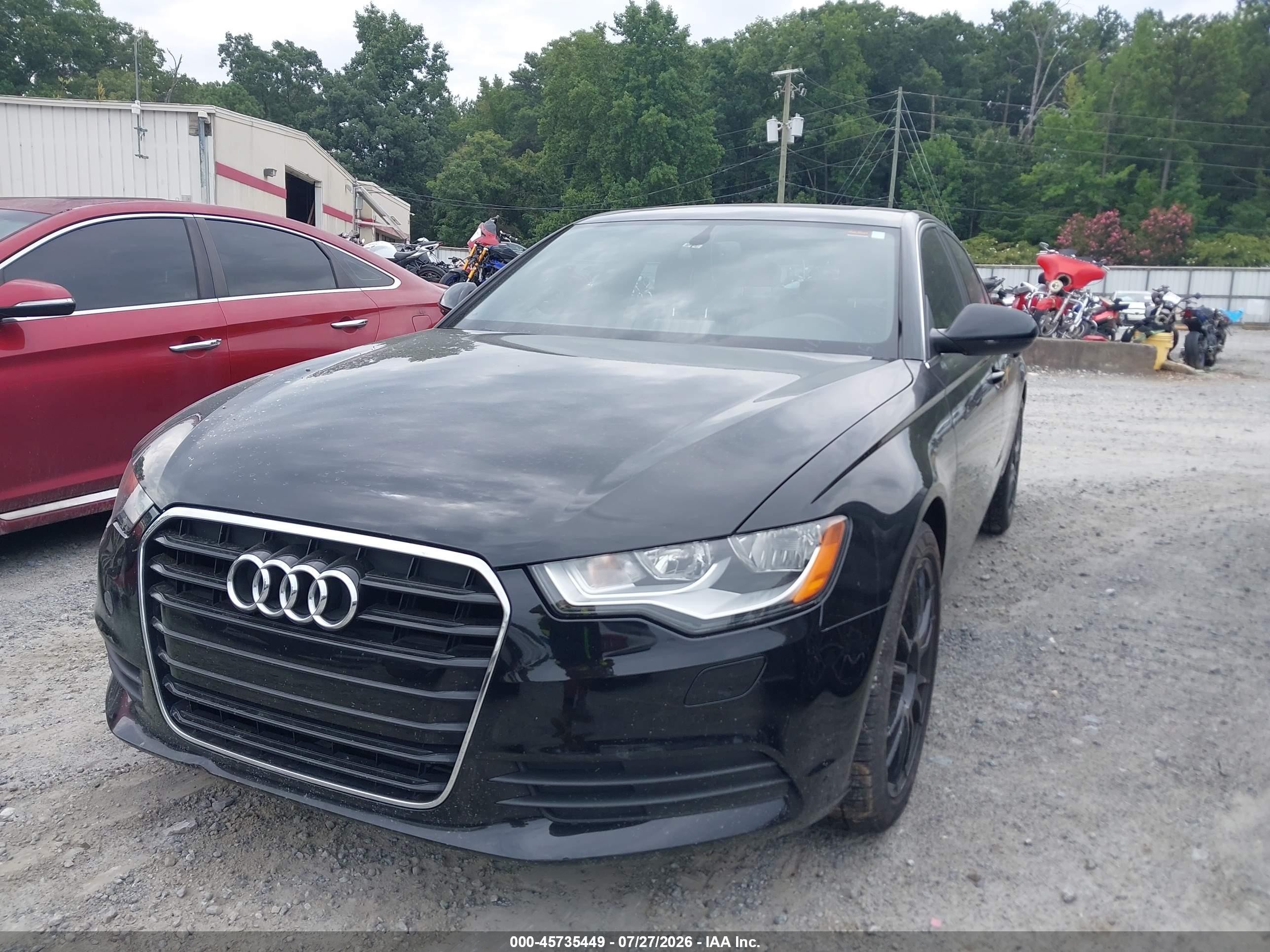 2013 Audi A6 2.0t Premium Black vin: WAUCFAFC4DN087832