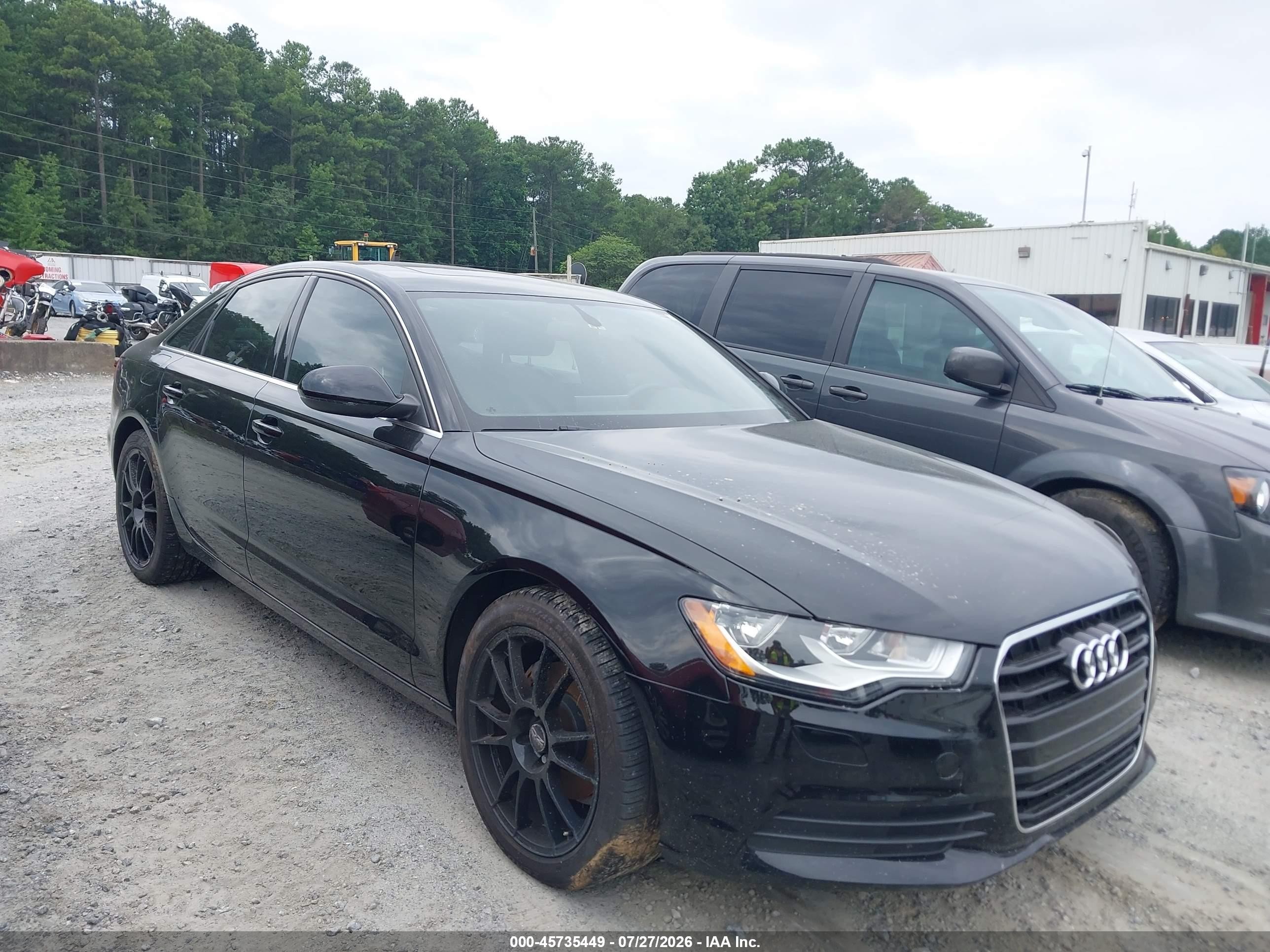 2013 Audi A6 2.0t Premium Black vin: WAUCFAFC4DN087832