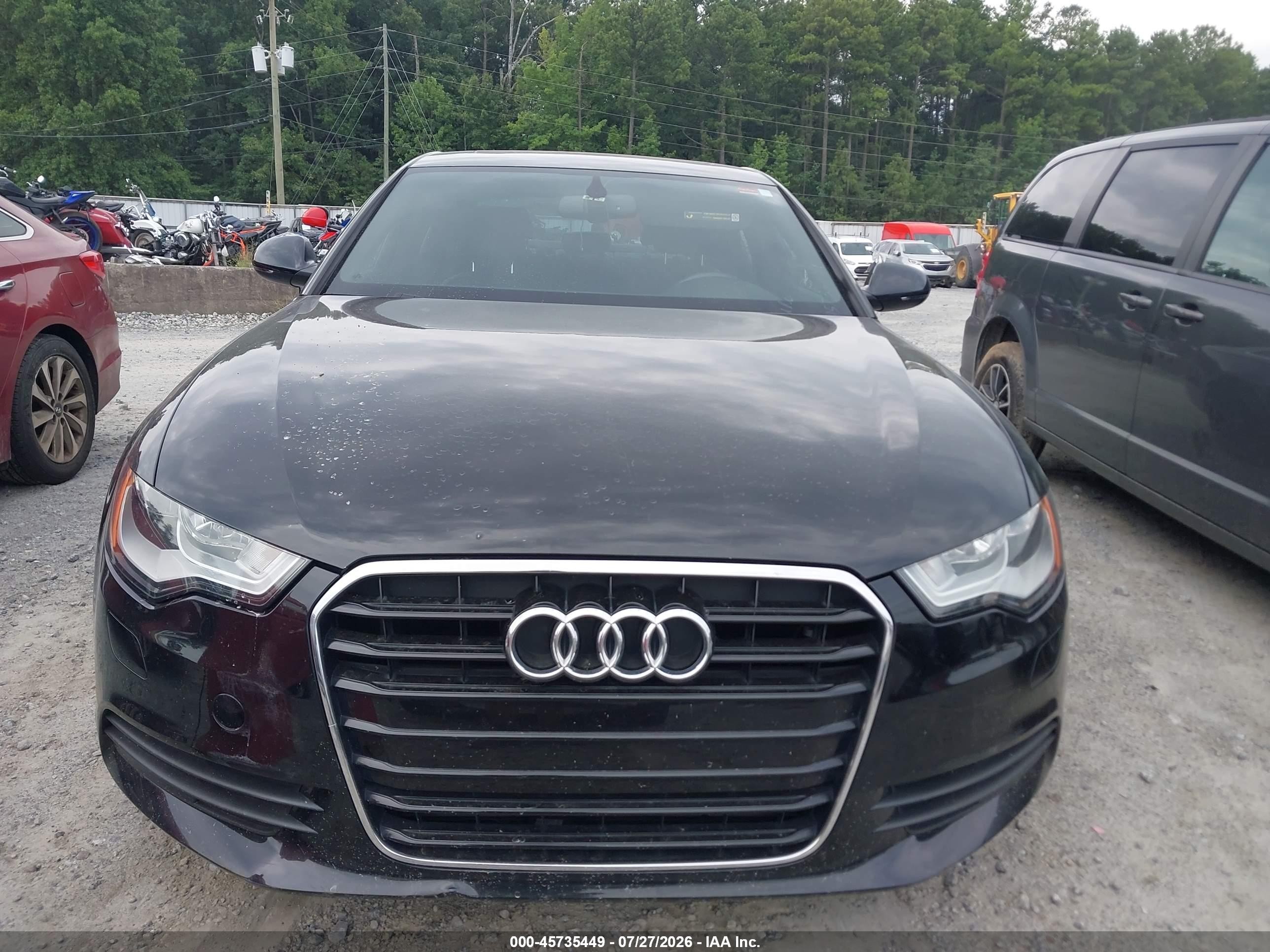 2013 Audi A6 2.0t Premium Black vin: WAUCFAFC4DN087832