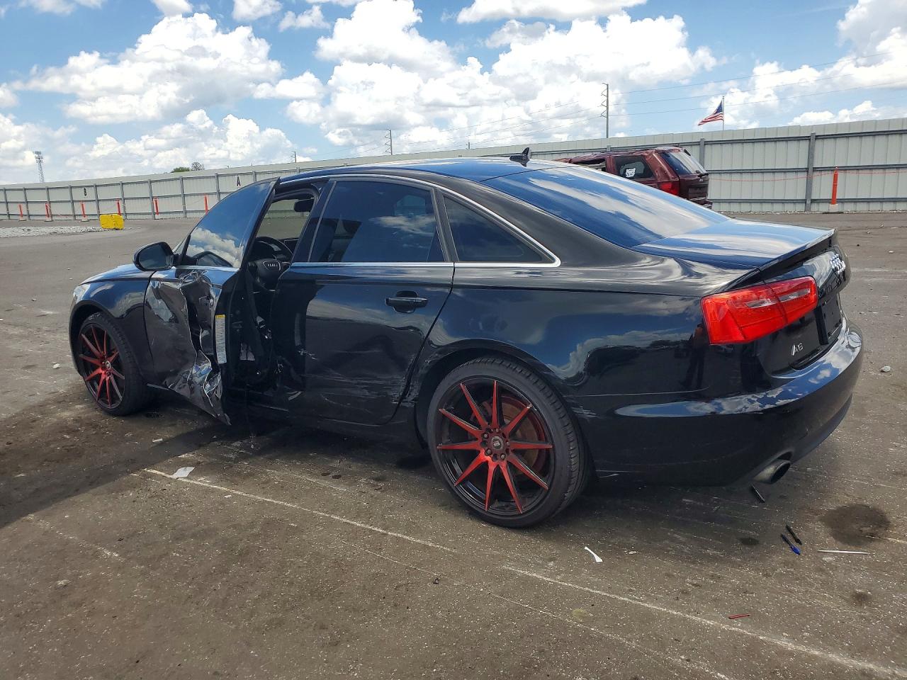 2013 Audi A6 Premium Black vin: WAUCFAFC6DN119096