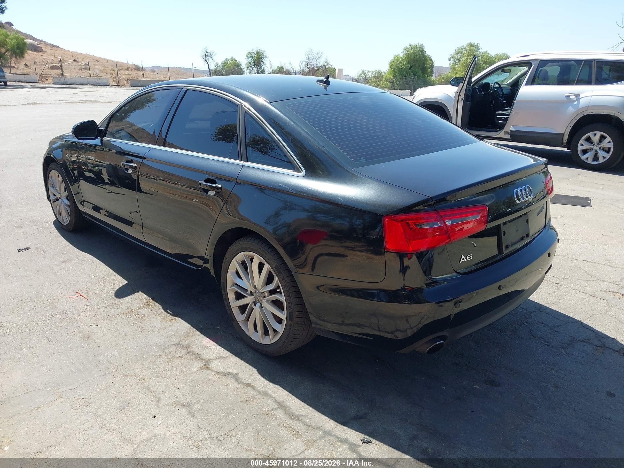 2014 Audi A6 2.0t Premium Black vin: WAUCFAFC6EN059547