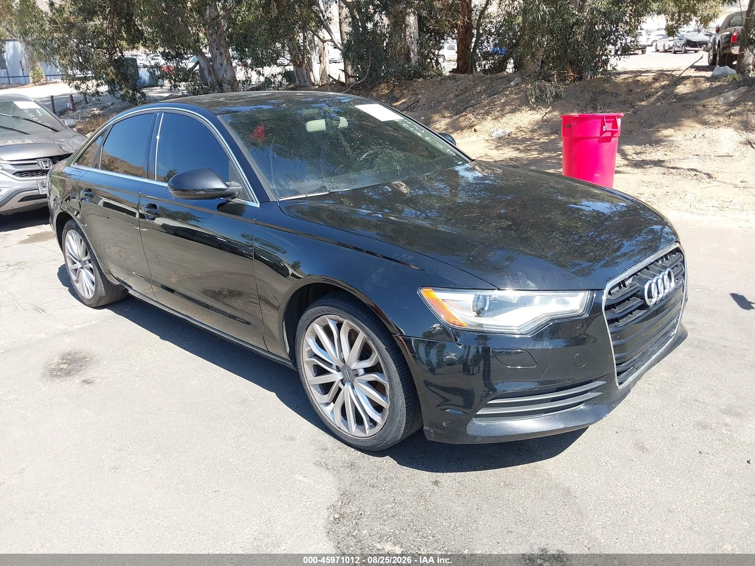 2014 Audi A6 2.0t Premium Black vin: WAUCFAFC6EN059547