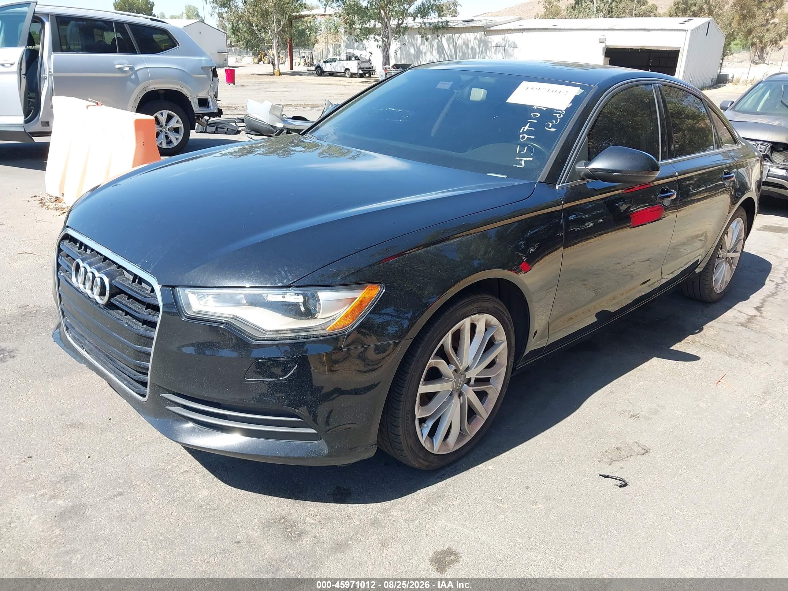 2014 Audi A6 2.0t Premium Black vin: WAUCFAFC6EN059547
