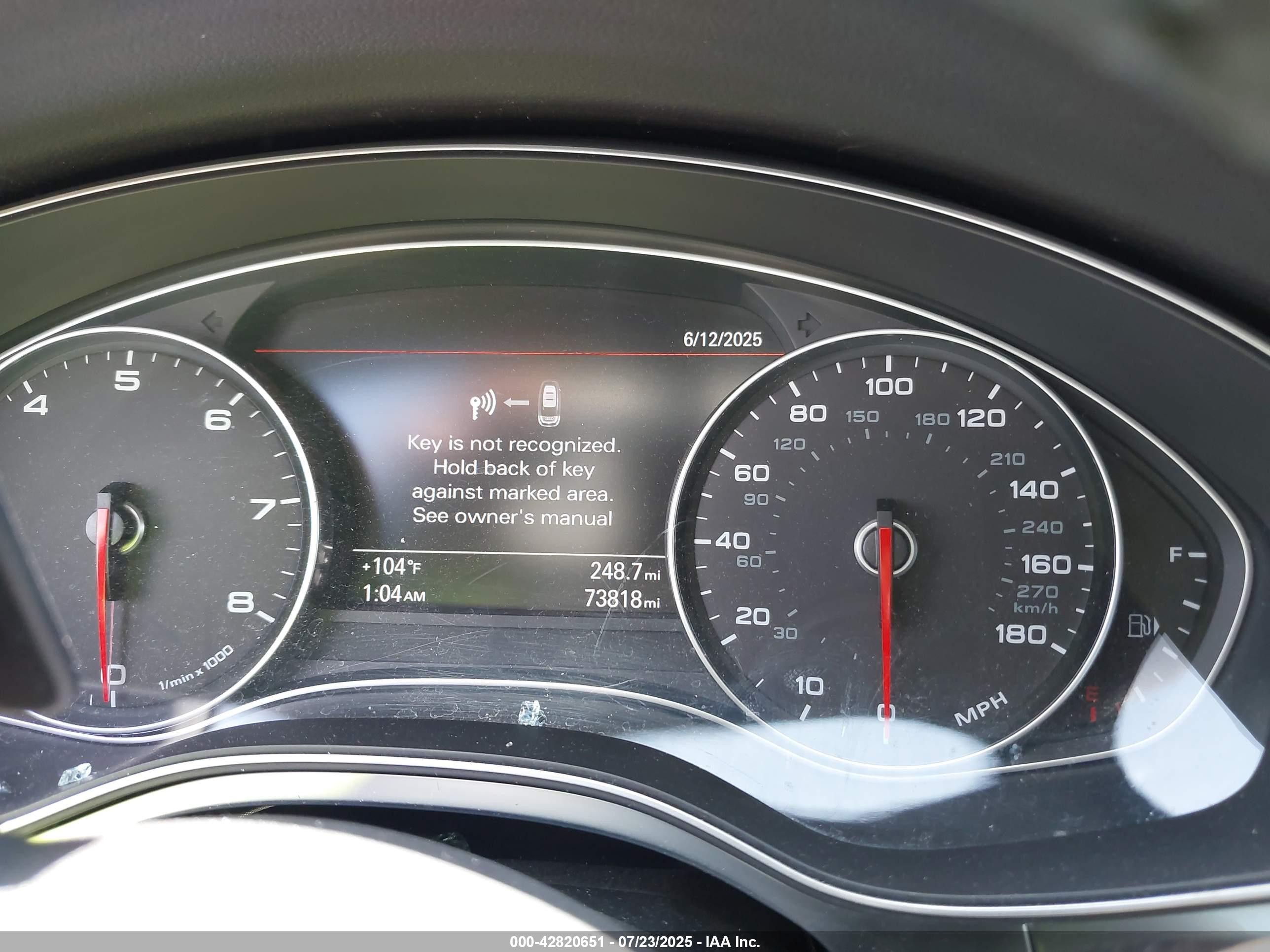 2015 Audi A6 2.0t Premium White vin: WAUCFAFC6FN029076