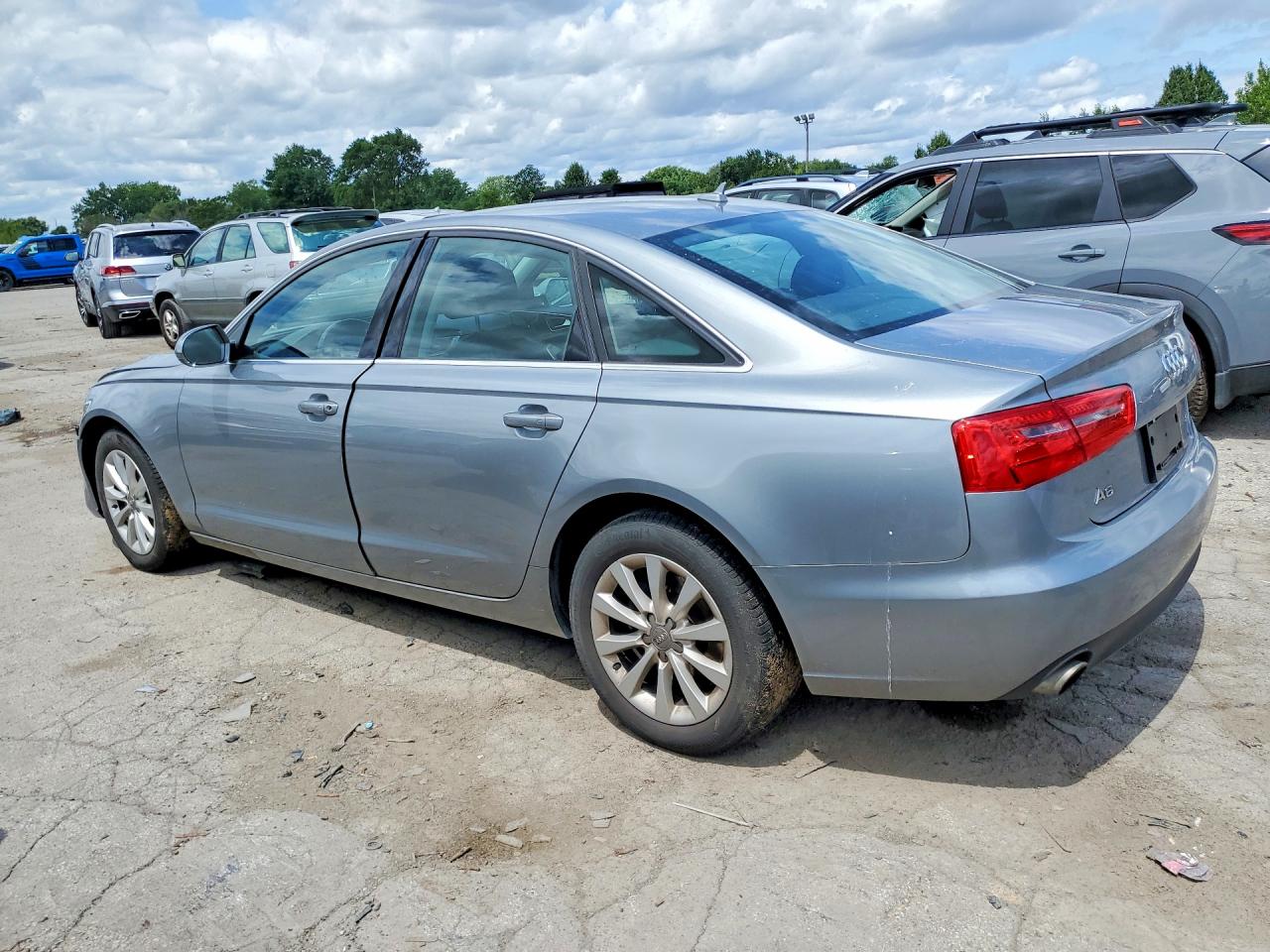 2012 Audi A6 Premium Silver vin: WAUCFAFC7CN061823