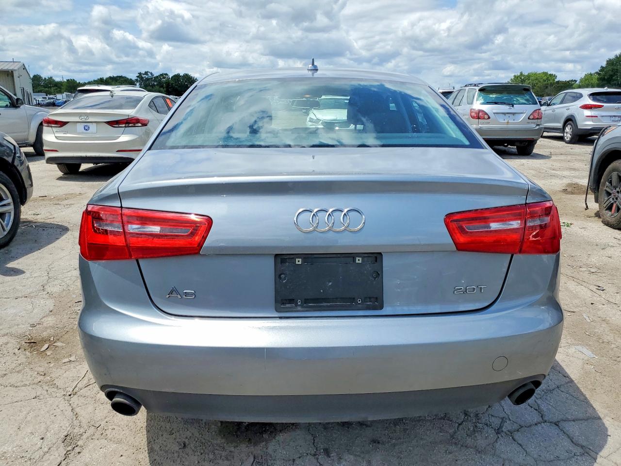 2012 Audi A6 Premium Silver vin: WAUCFAFC7CN061823