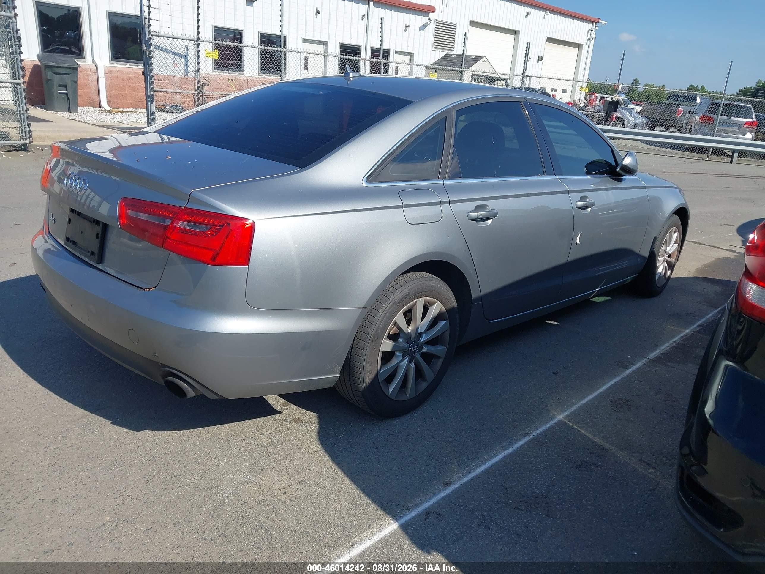 2014 Audi A6 2.0t Premium Silver vin: WAUCFAFC9EN163143