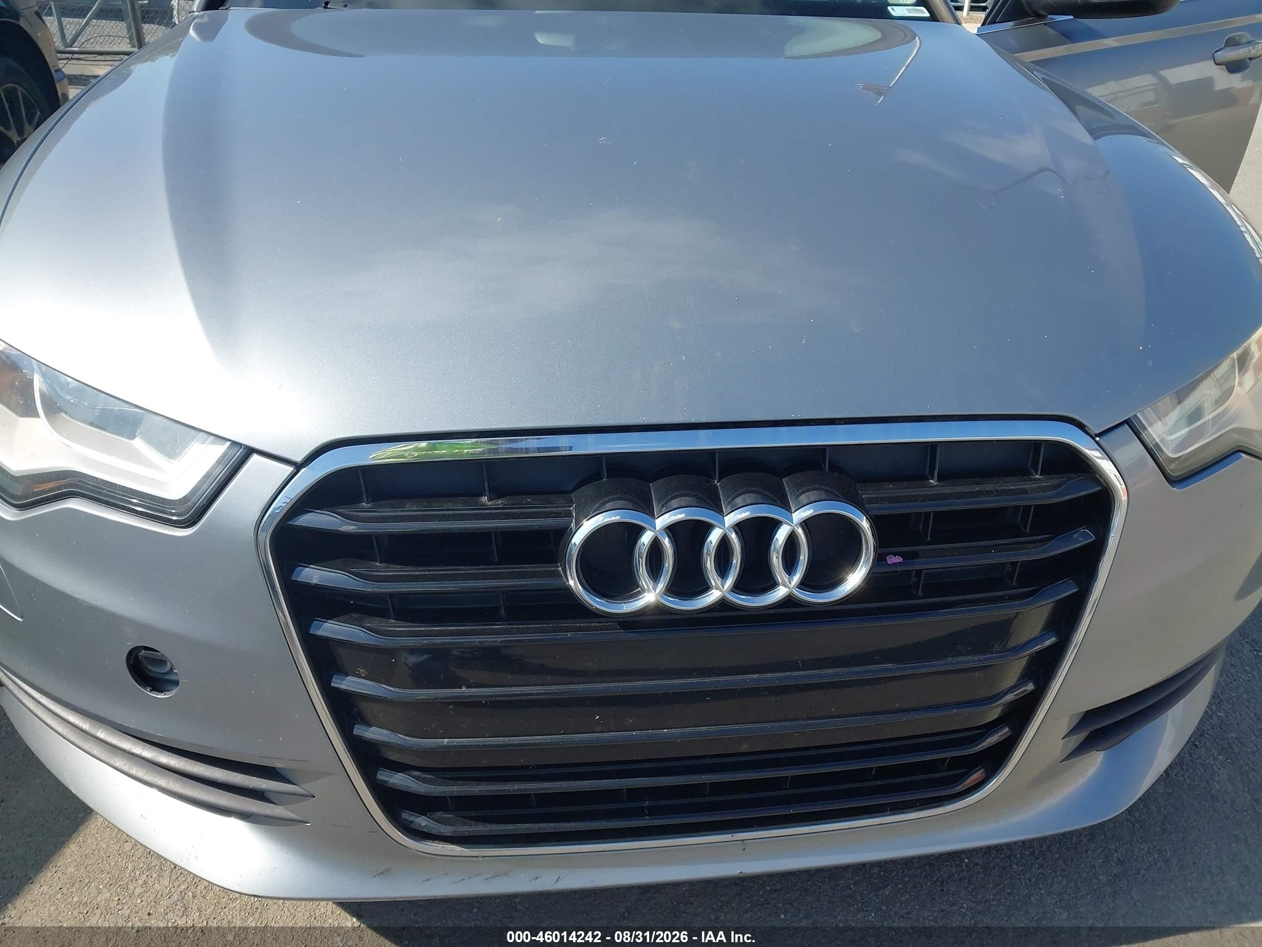 2014 Audi A6 2.0t Premium Silver vin: WAUCFAFC9EN163143
