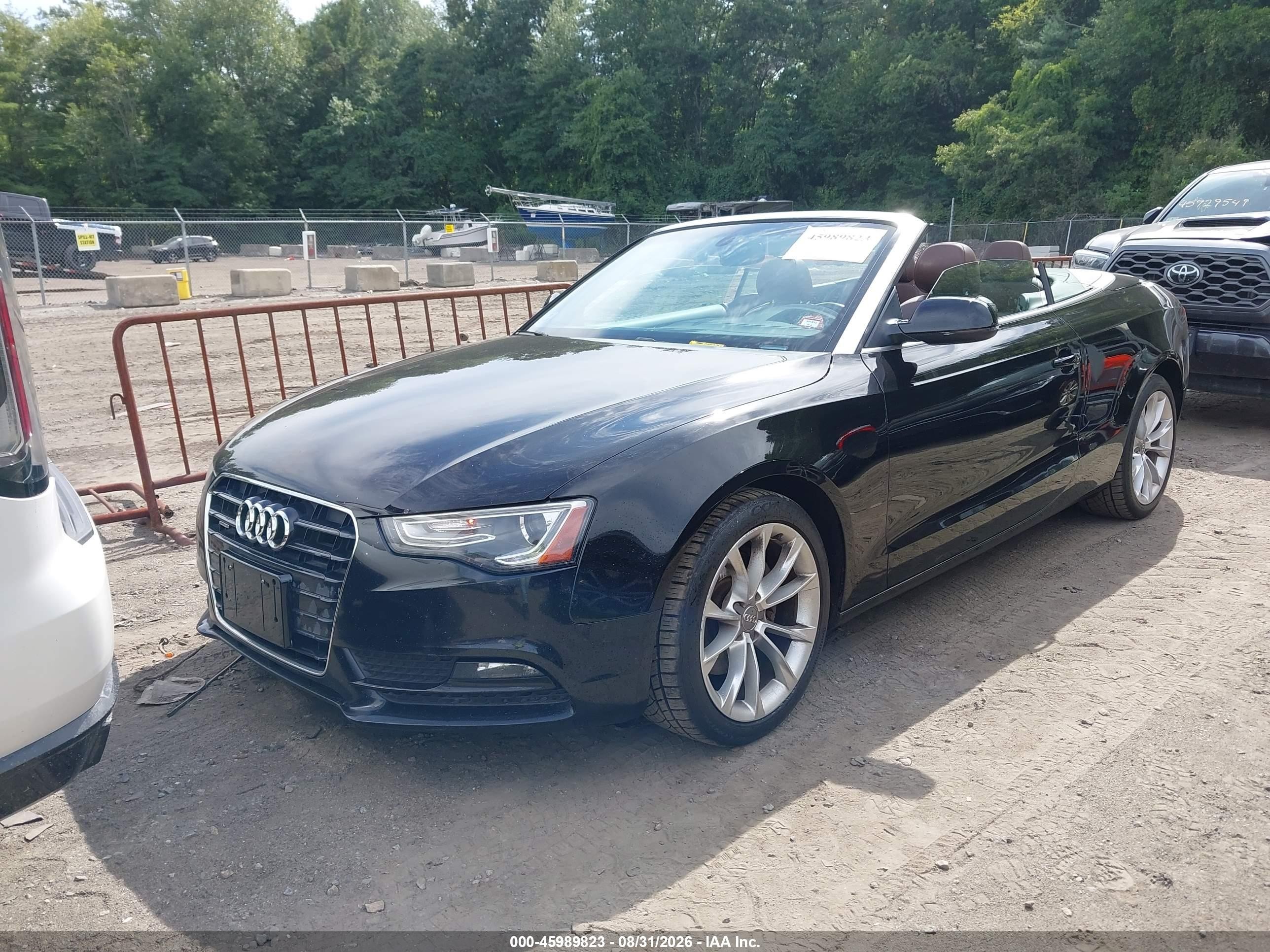 2014 Audi A5 2.0t Premium Black vin: WAUCFAFH0EN001235