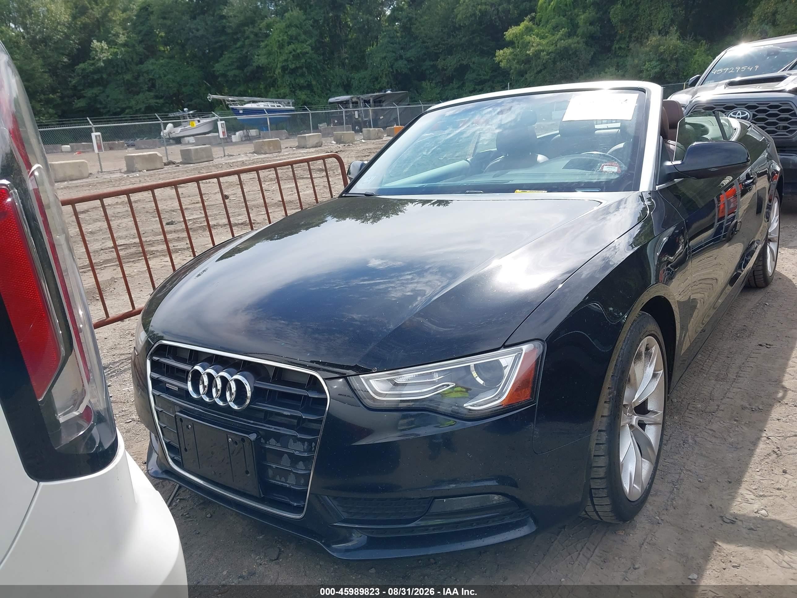 2014 Audi A5 2.0t Premium Black vin: WAUCFAFH0EN001235