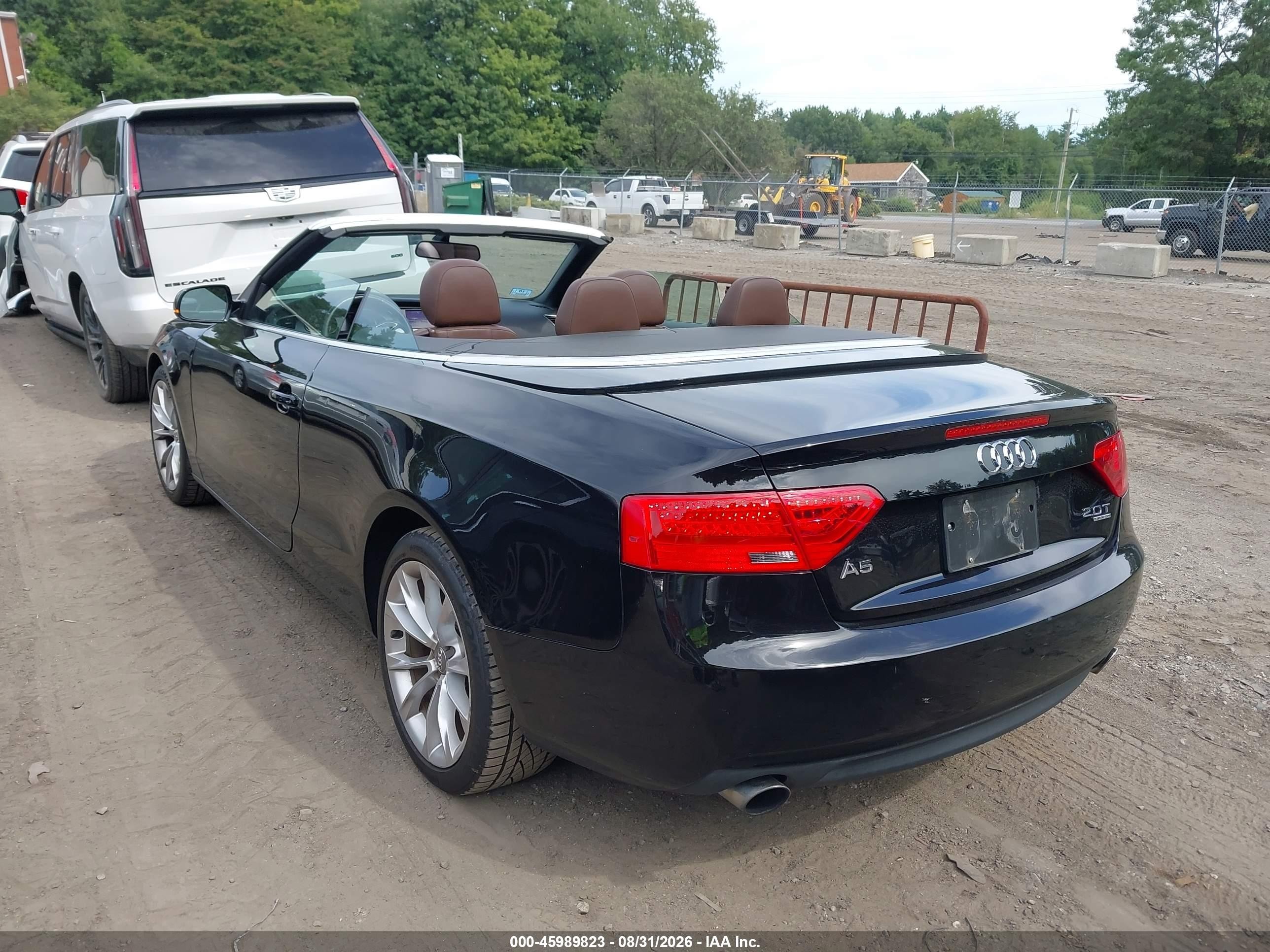2014 Audi A5 2.0t Premium Black vin: WAUCFAFH0EN001235