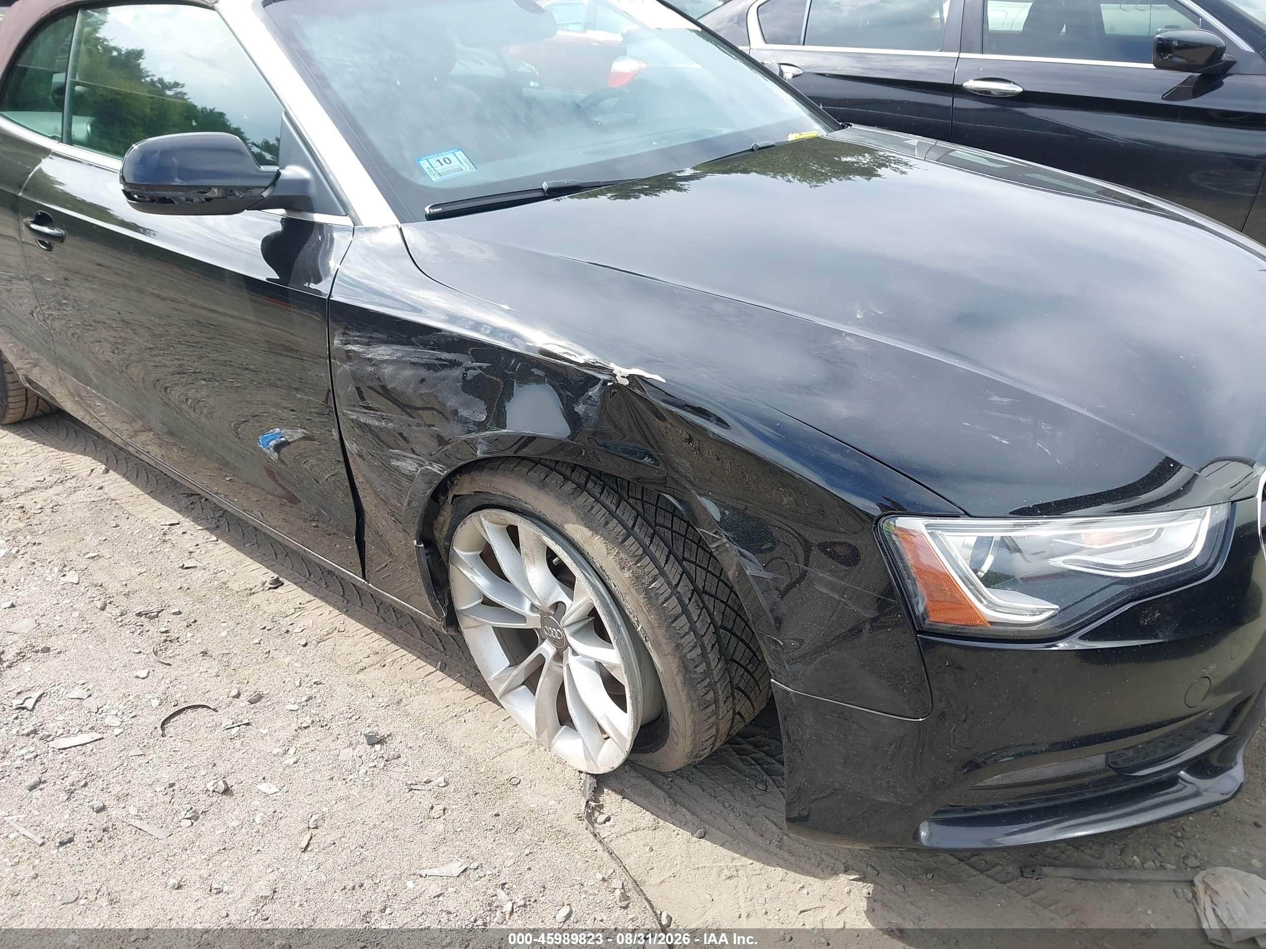 2014 Audi A5 2.0t Premium Black vin: WAUCFAFH0EN001235