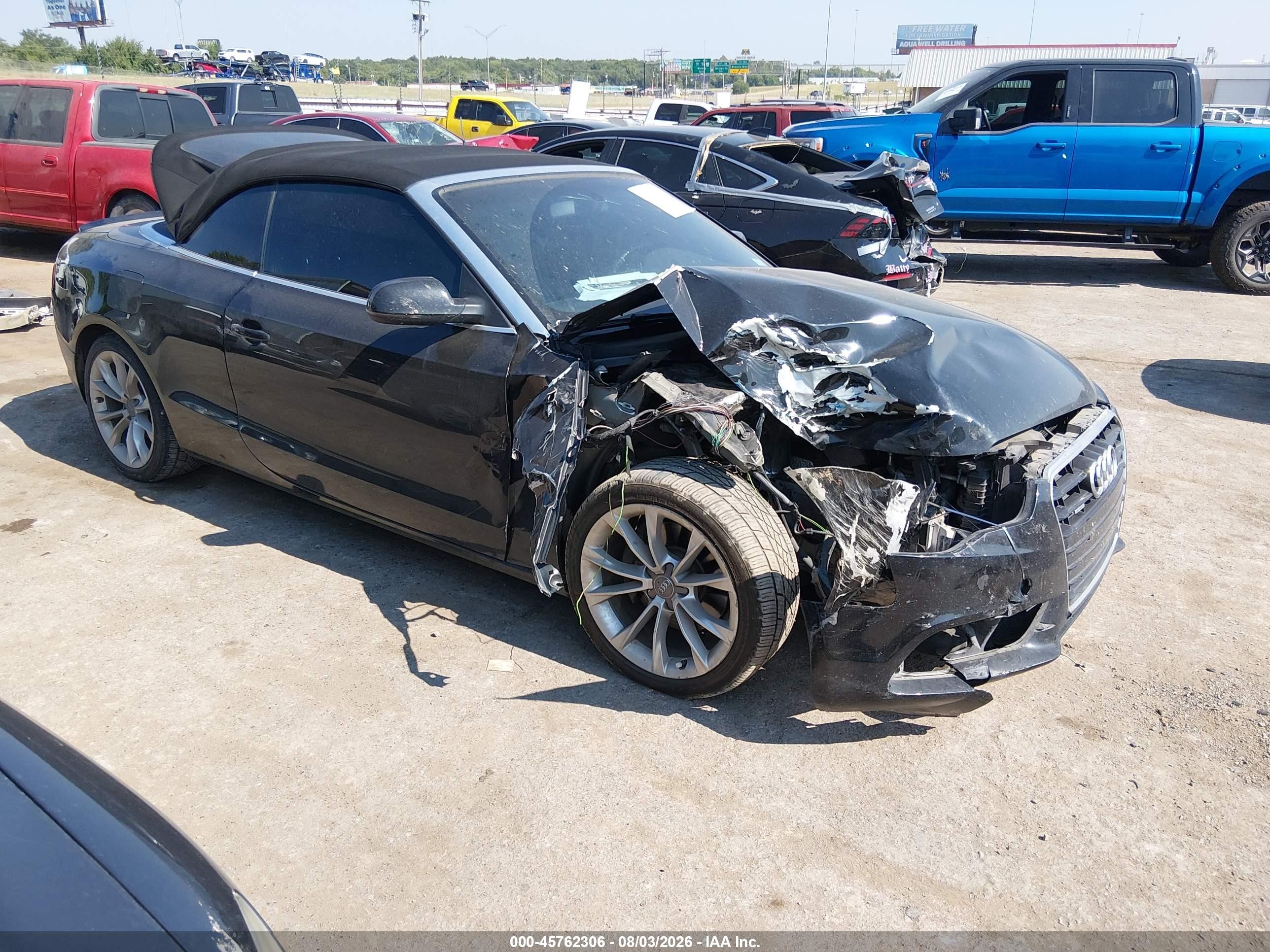 2014 Audi A5 2.0t Premium Black vin: WAUCFAFH2EN002452