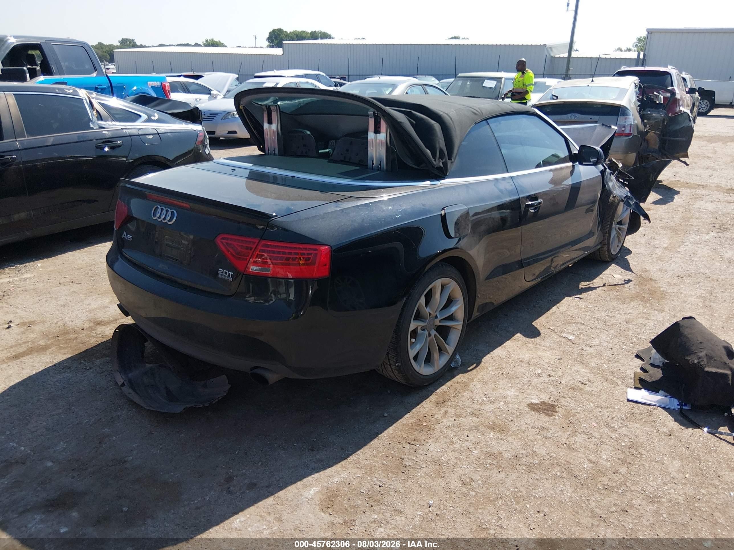 2014 Audi A5 2.0t Premium Black vin: WAUCFAFH2EN002452