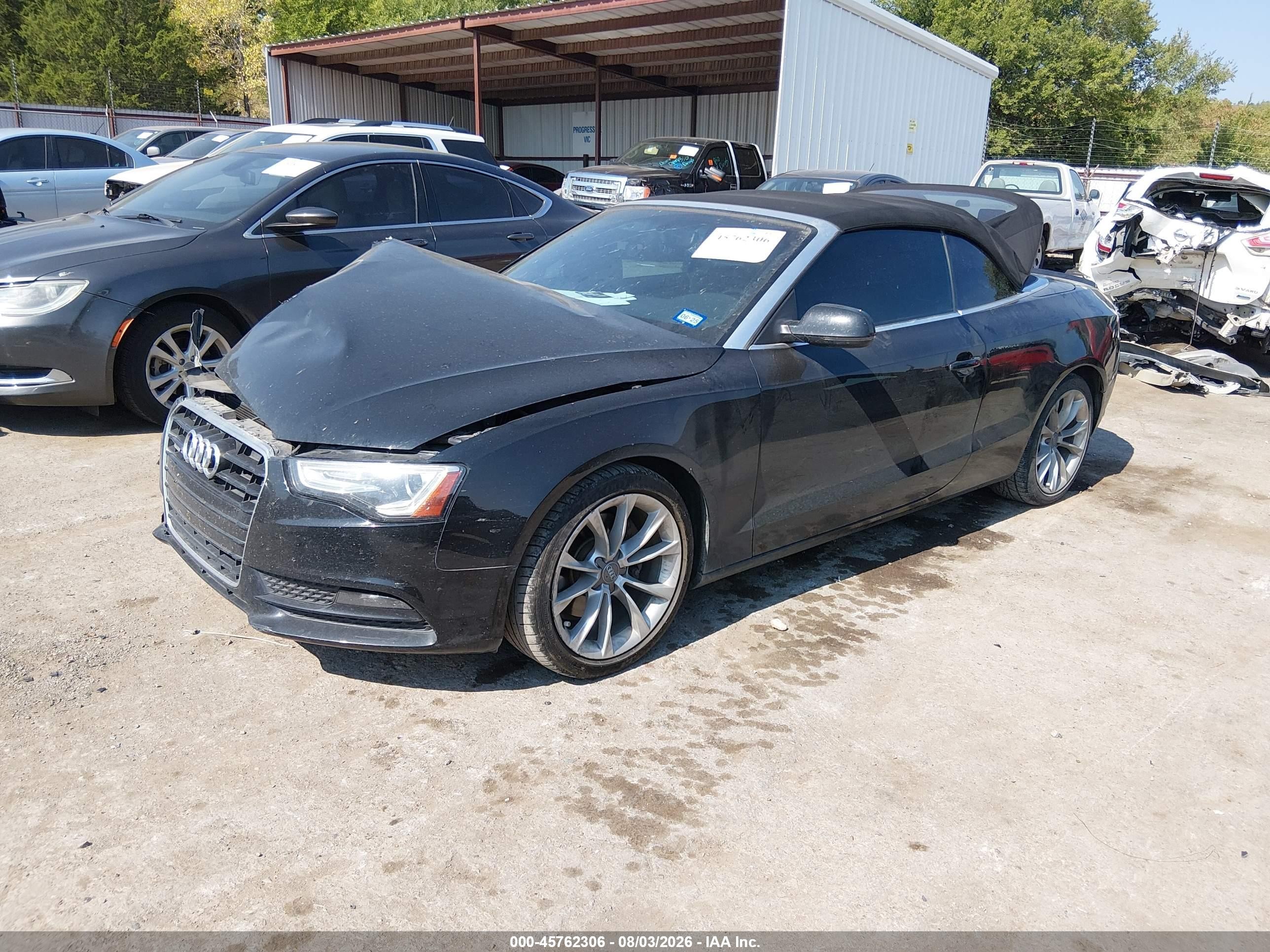 2014 Audi A5 2.0t Premium Black vin: WAUCFAFH2EN002452