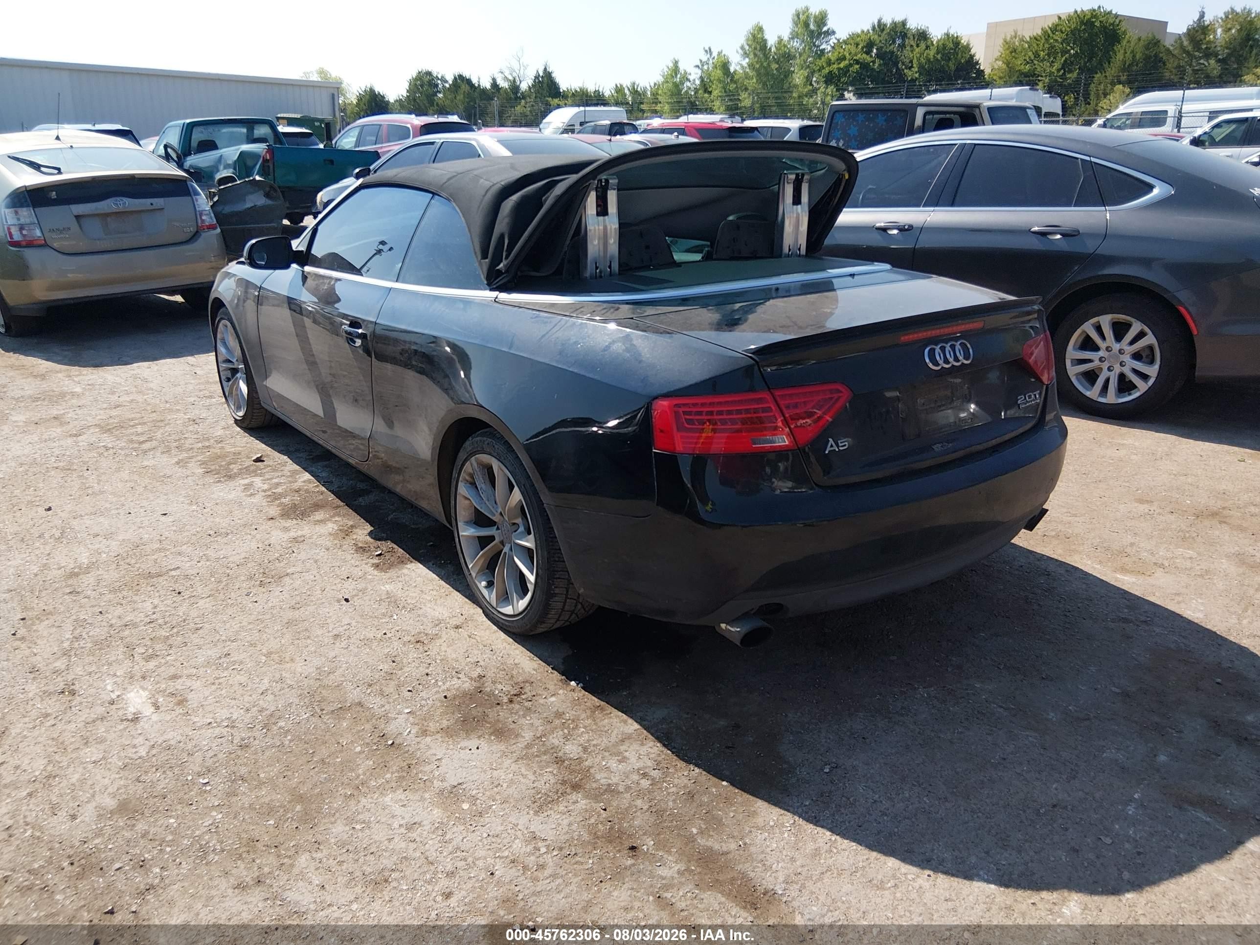 2014 Audi A5 2.0t Premium Black vin: WAUCFAFH2EN002452