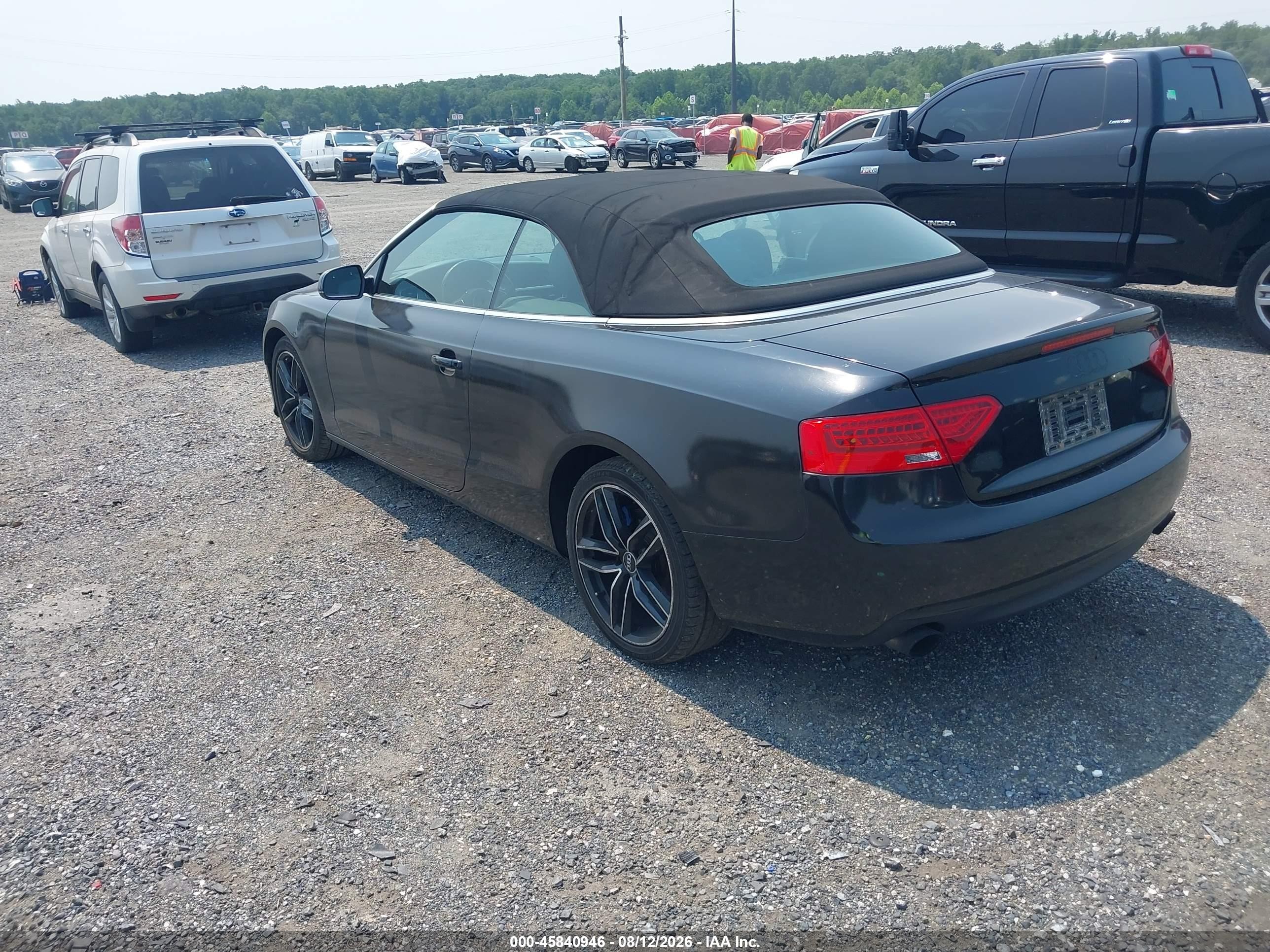2014 Audi A5 2.0t Premium Black vin: WAUCFAFH2EN007294