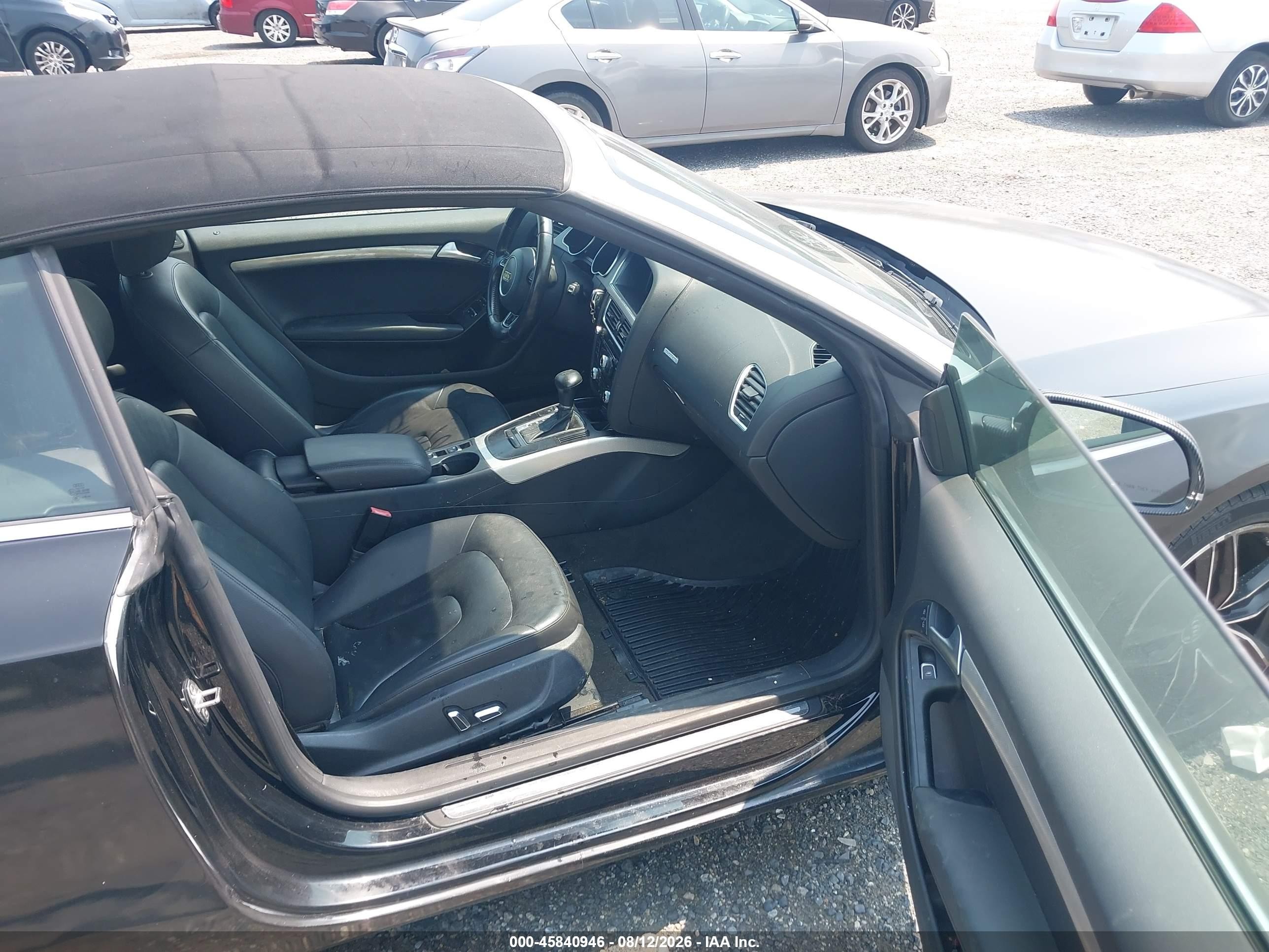 2014 Audi A5 2.0t Premium Black vin: WAUCFAFH2EN007294