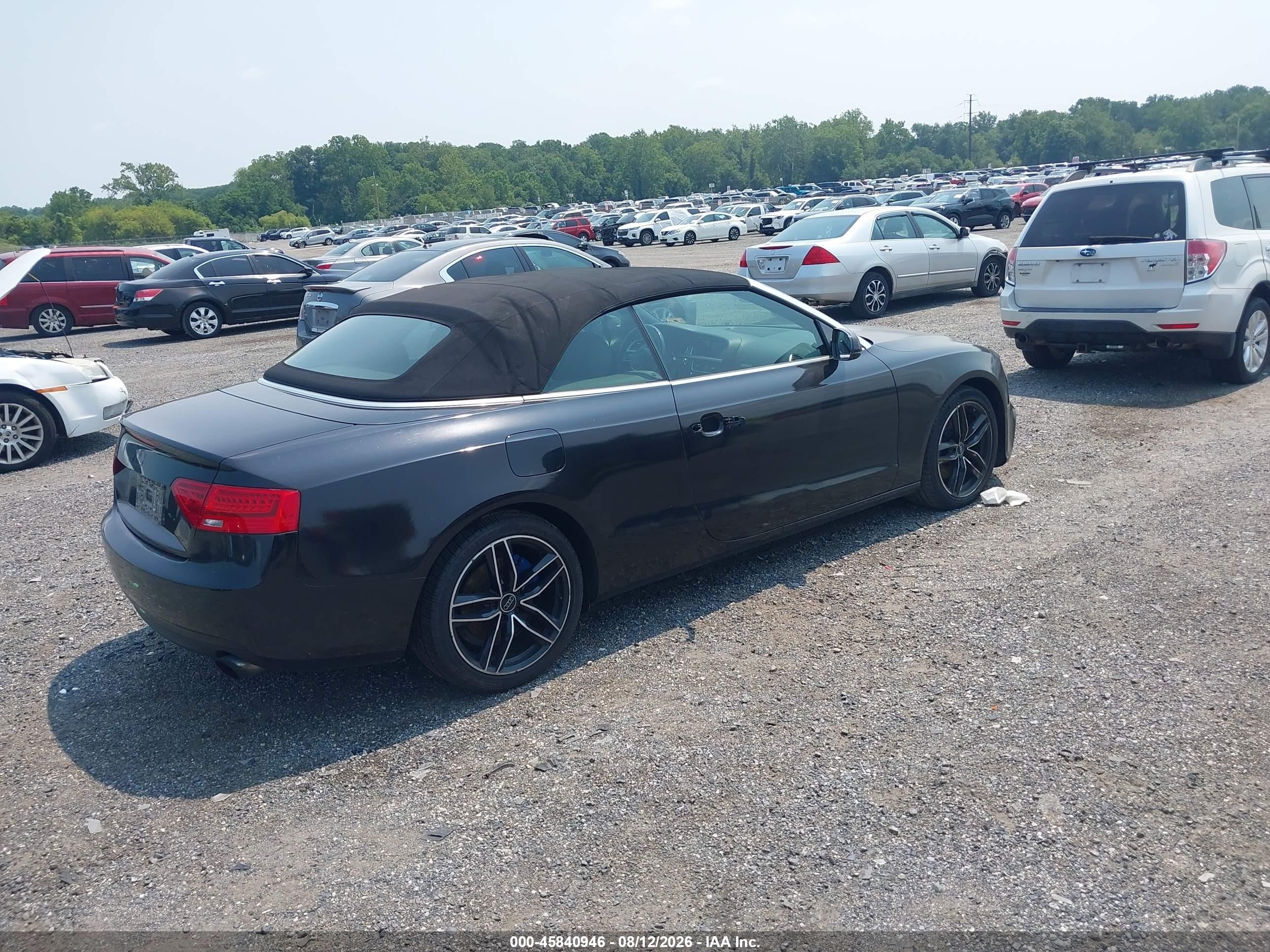 2014 Audi A5 2.0t Premium Black vin: WAUCFAFH2EN007294