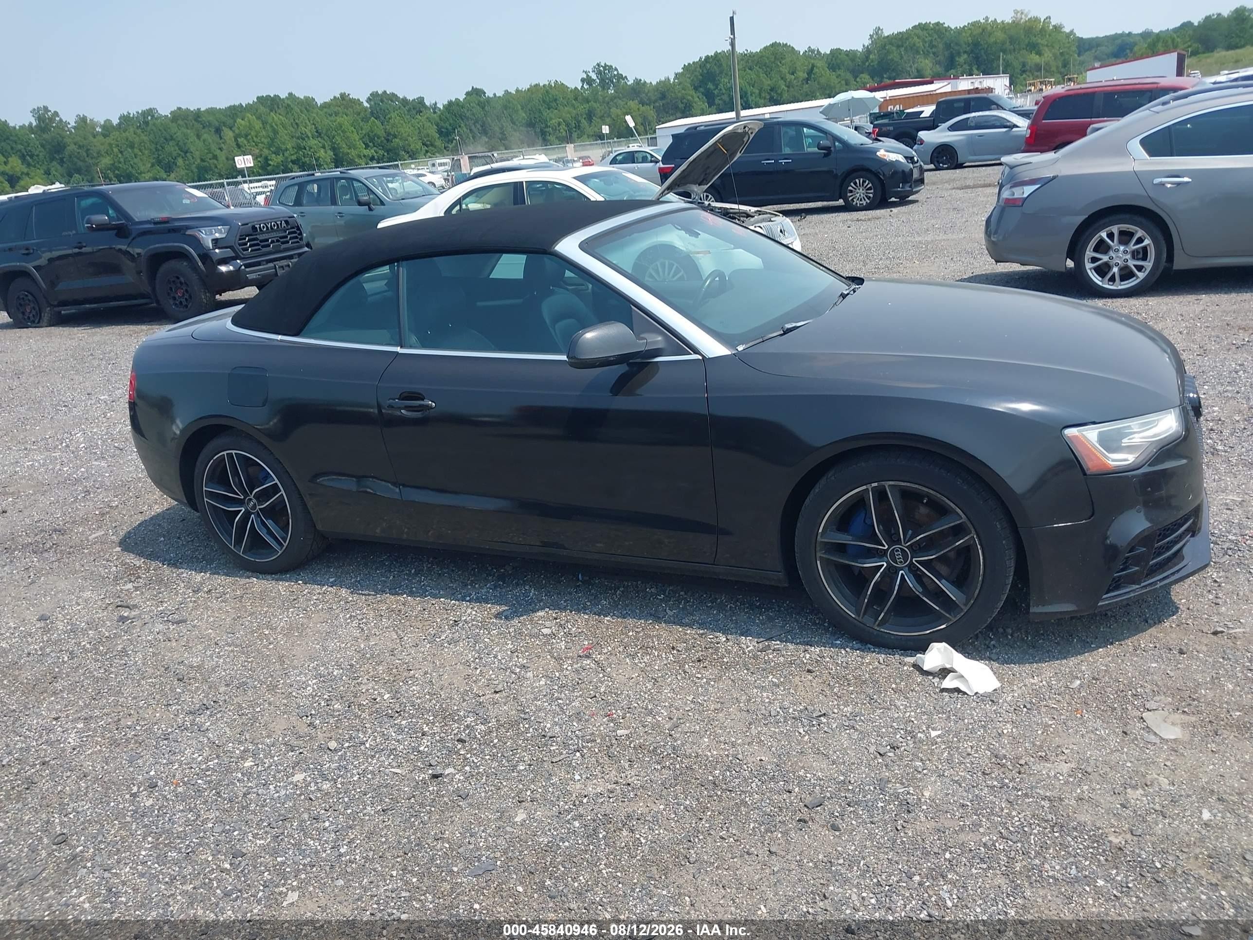 2014 Audi A5 2.0t Premium Black vin: WAUCFAFH2EN007294