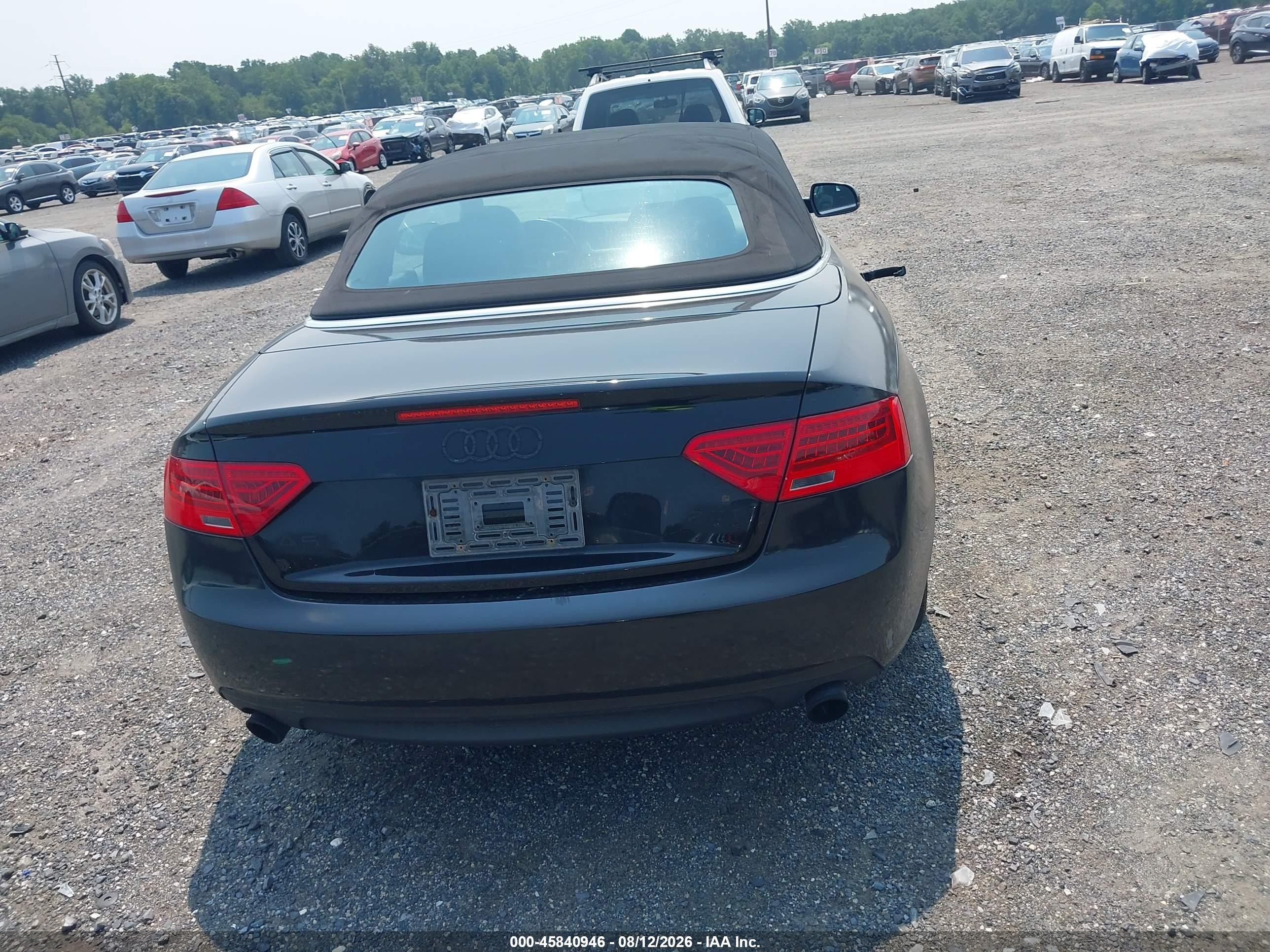 2014 Audi A5 2.0t Premium Black vin: WAUCFAFH2EN007294