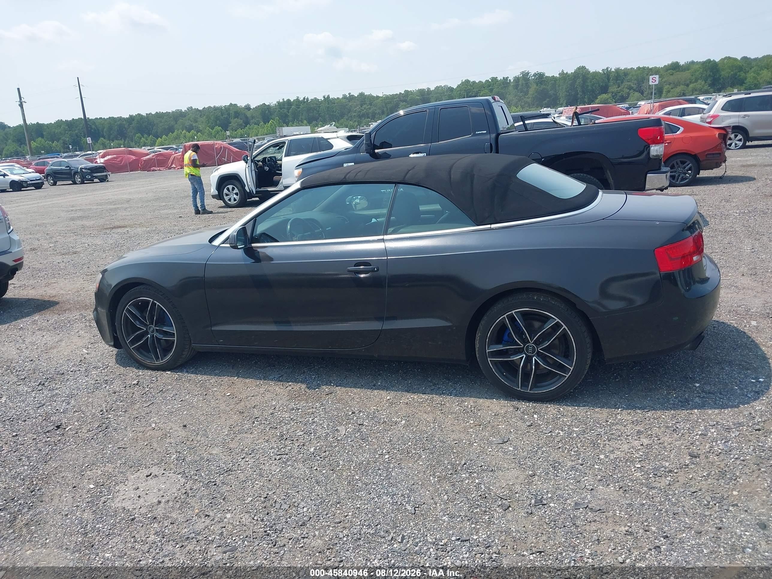 2014 Audi A5 2.0t Premium Black vin: WAUCFAFH2EN007294