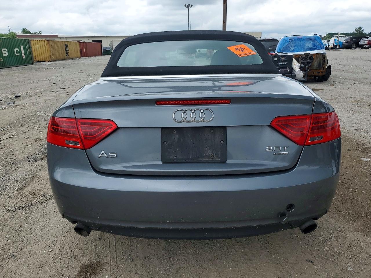 2014 Audi A5 Premium Gray vin: WAUCFAFH4EN005076
