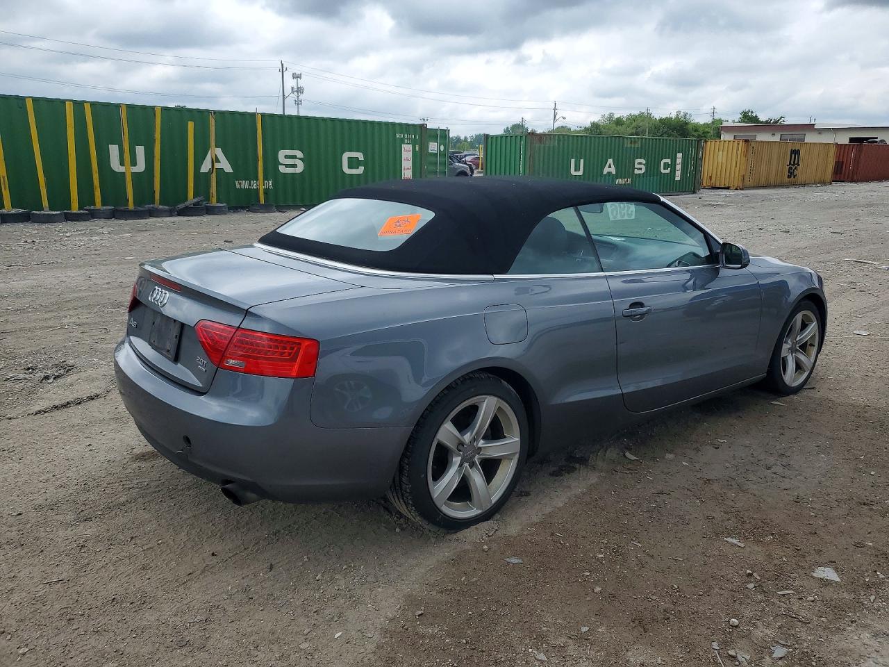 2014 Audi A5 Premium Gray vin: WAUCFAFH4EN005076