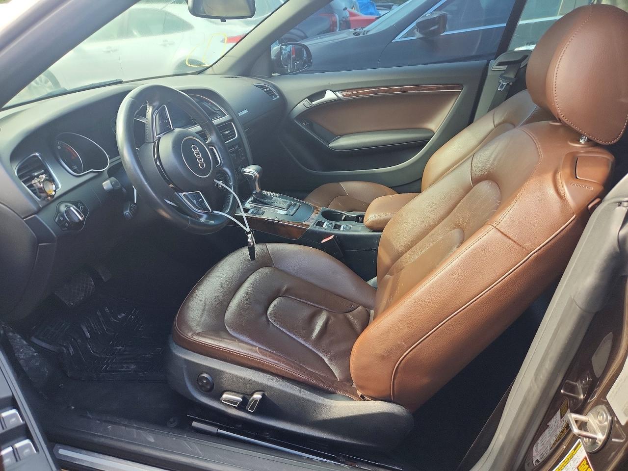 2015 Audi A5 Premium Brown vin: WAUCFAFH6FN002004