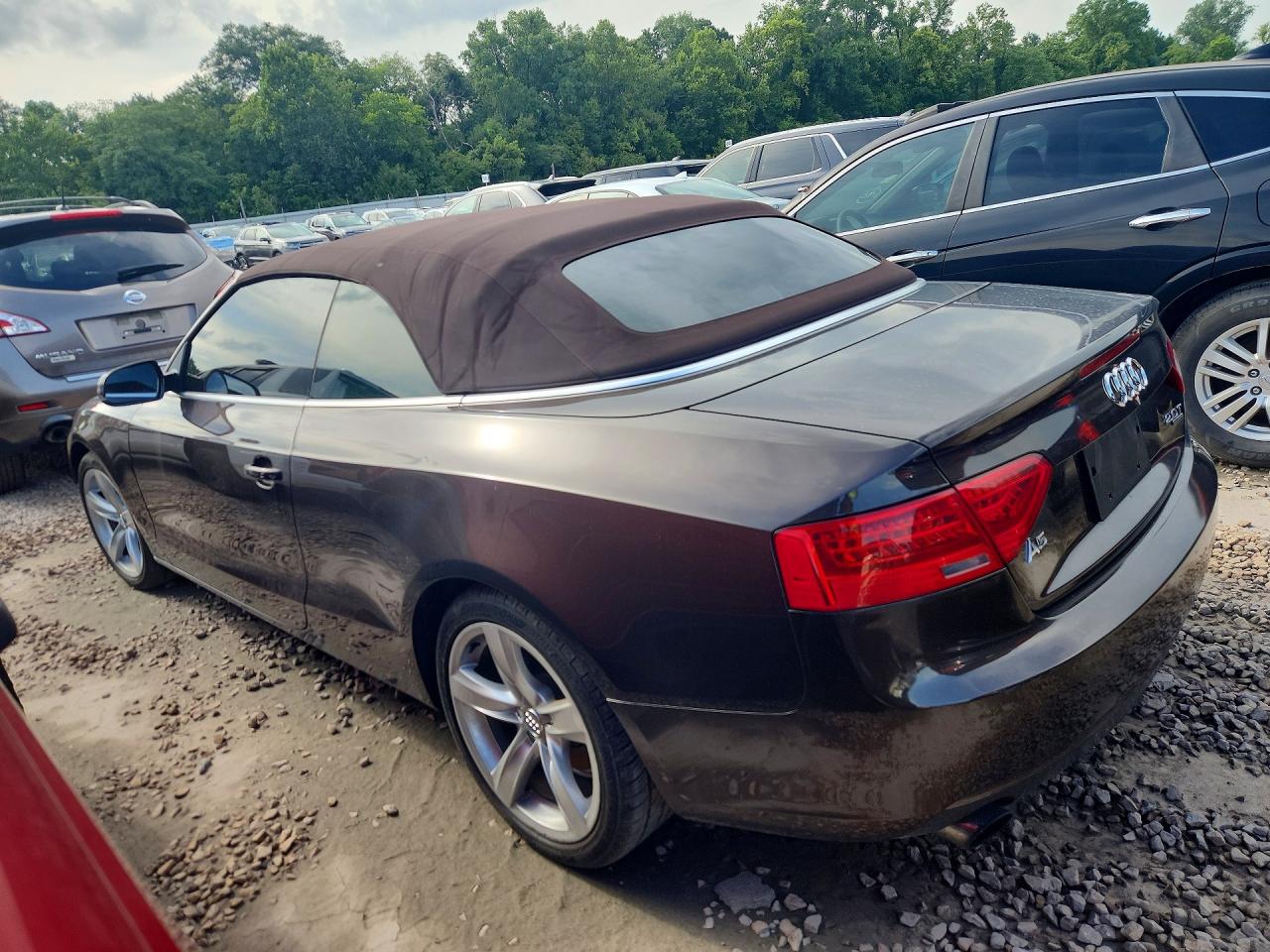 2015 Audi A5 Premium Brown vin: WAUCFAFH6FN002004