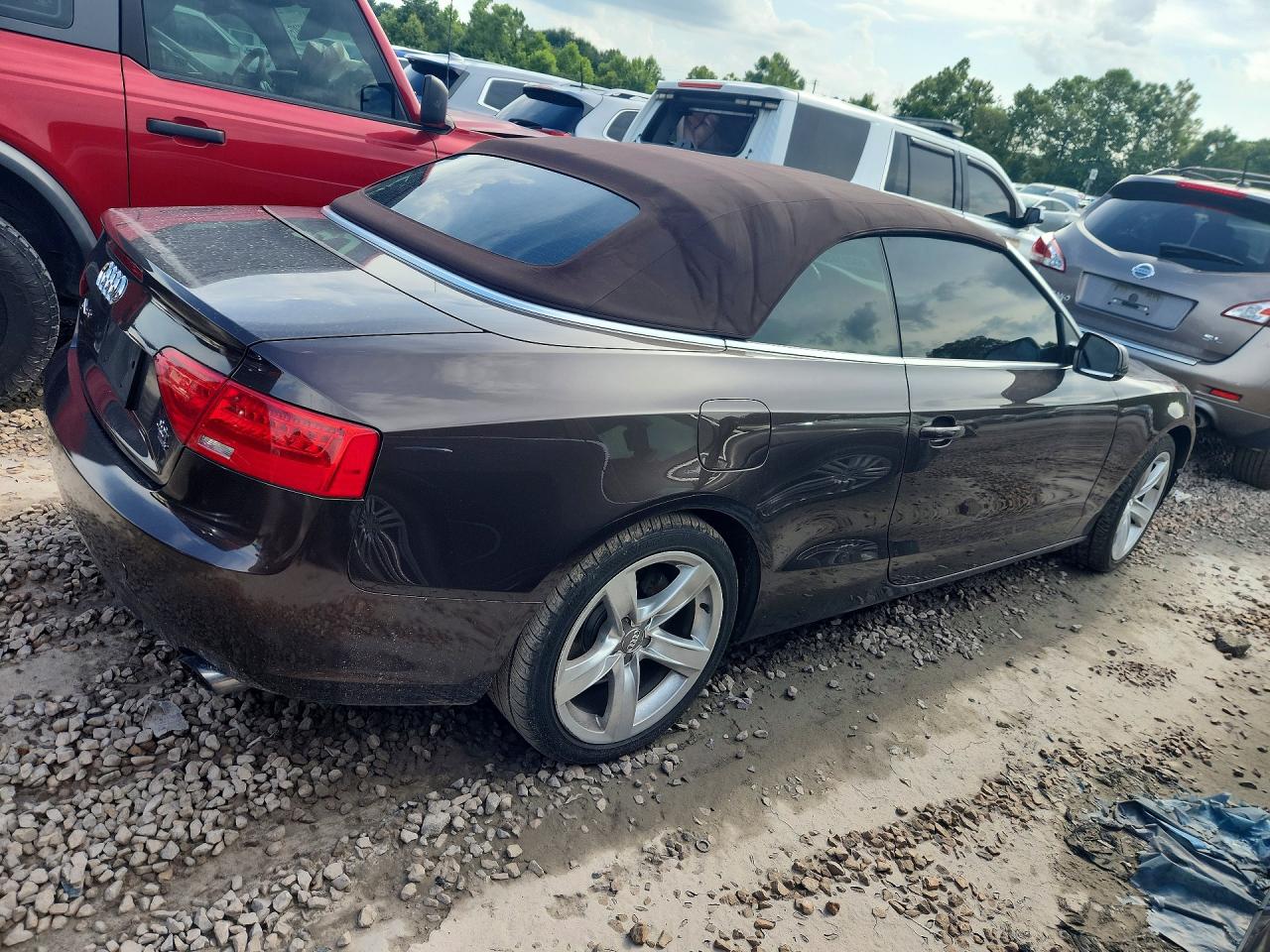 2015 Audi A5 Premium Brown vin: WAUCFAFH6FN002004