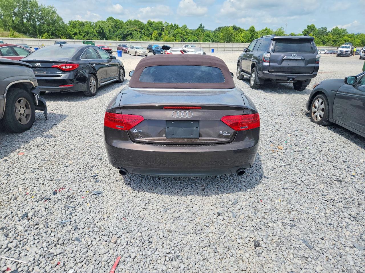 2015 Audi A5 Premium Brown vin: WAUCFAFH6FN002004