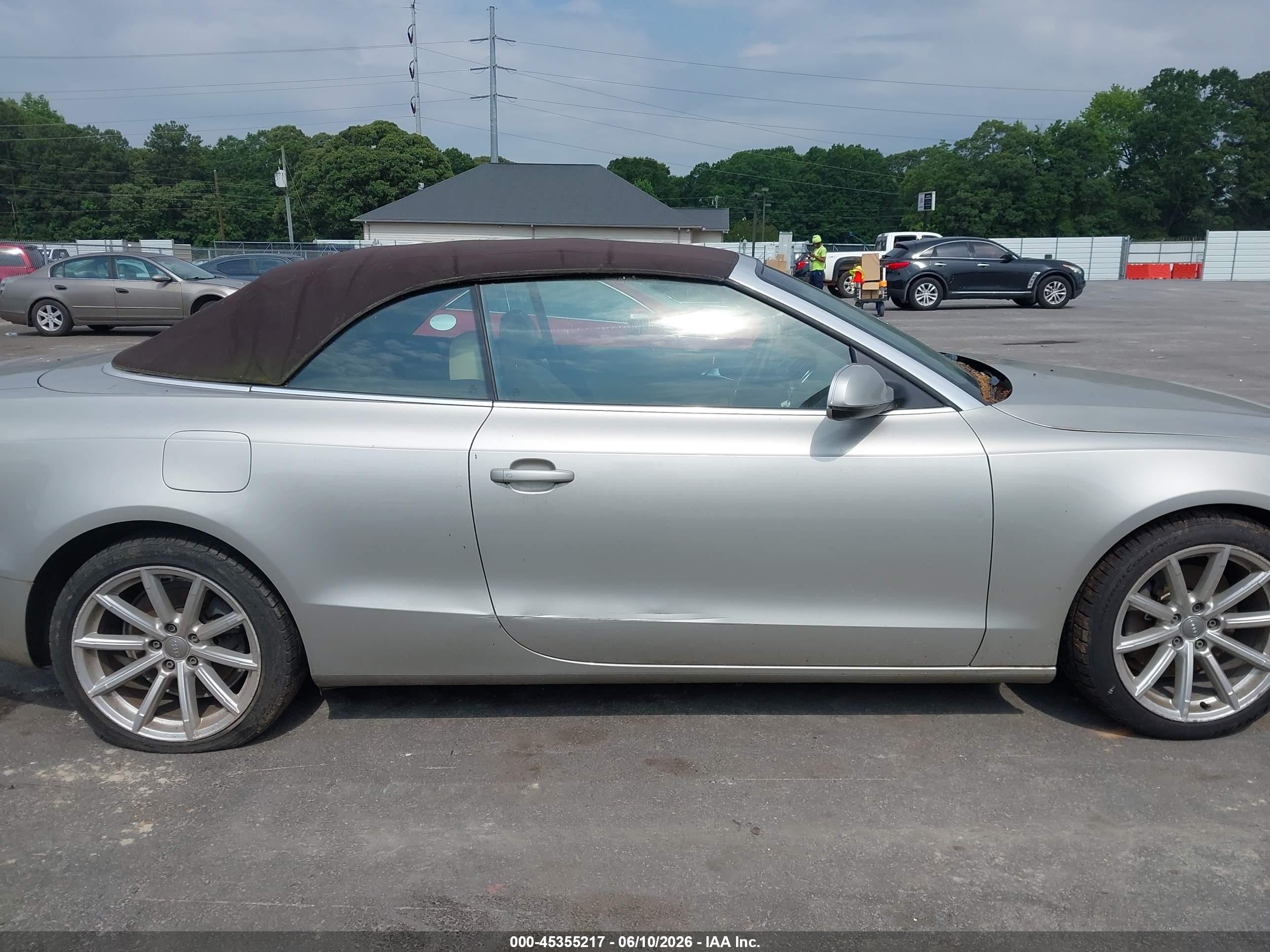 2015 Audi A5 2.0t Premium Silver vin: WAUCFAFH6FN003699